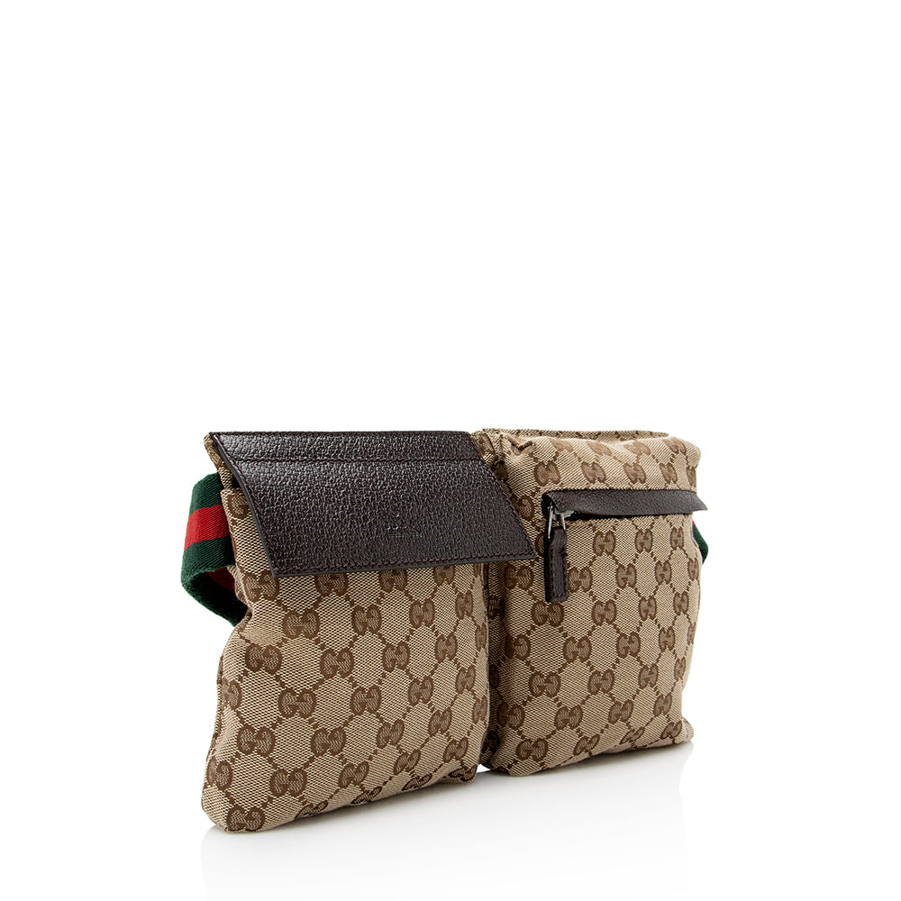 Gucci Gucci Canvas Web Belt Bag (SHF-18769)