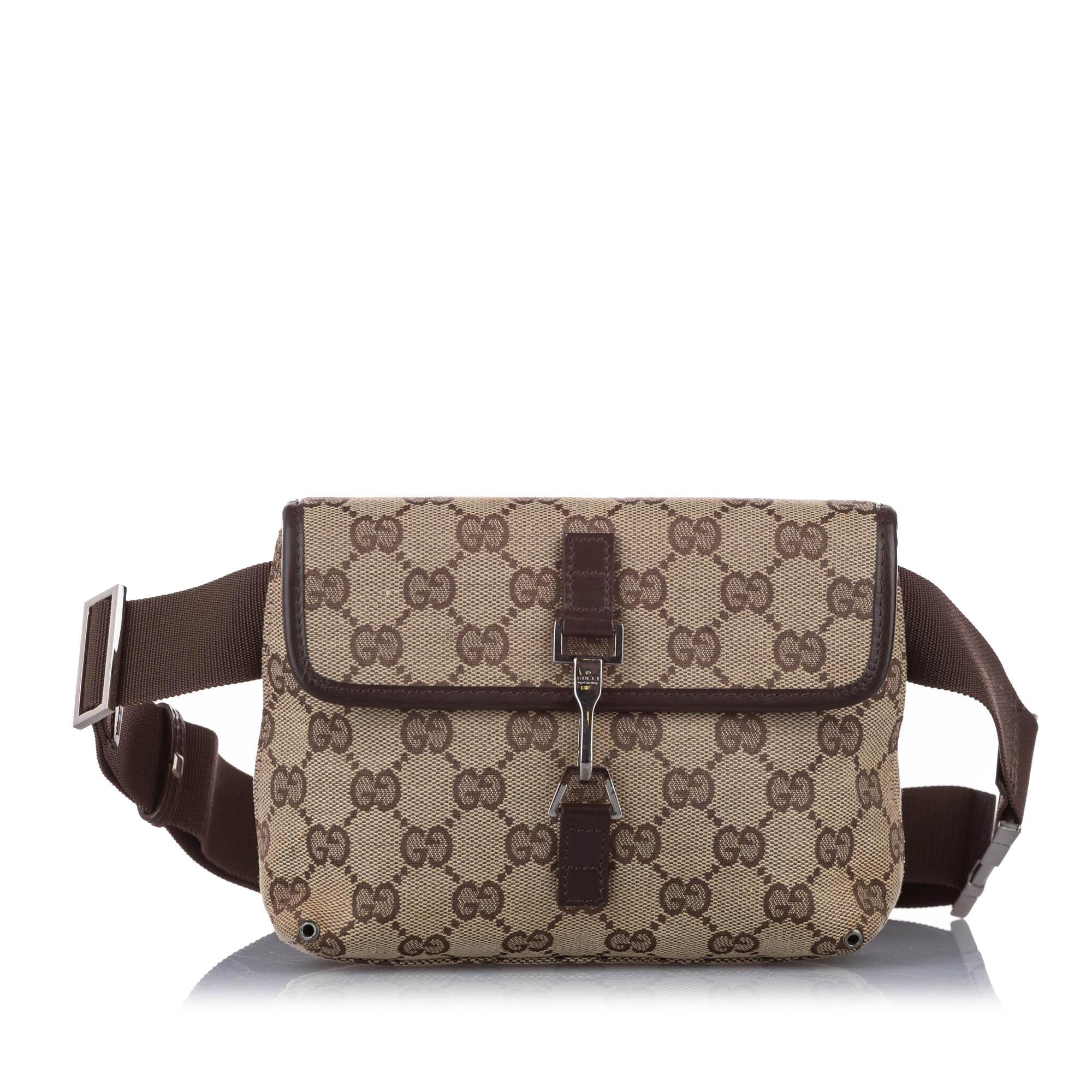 Gucci Gucci Canvas Belt Bag (SHG-27856)