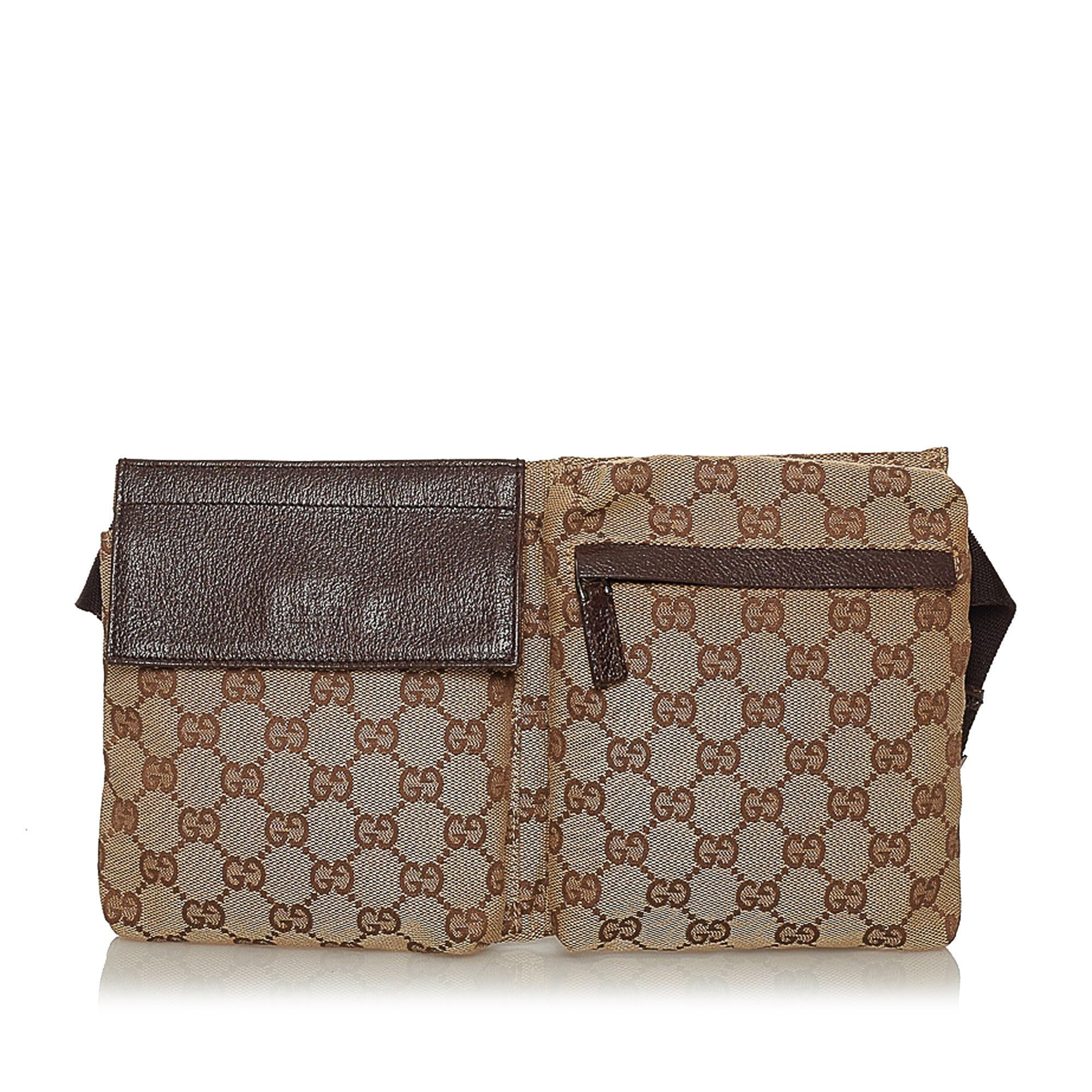 Gucci Gucci Canvas Belt Bag (SHG-29177)