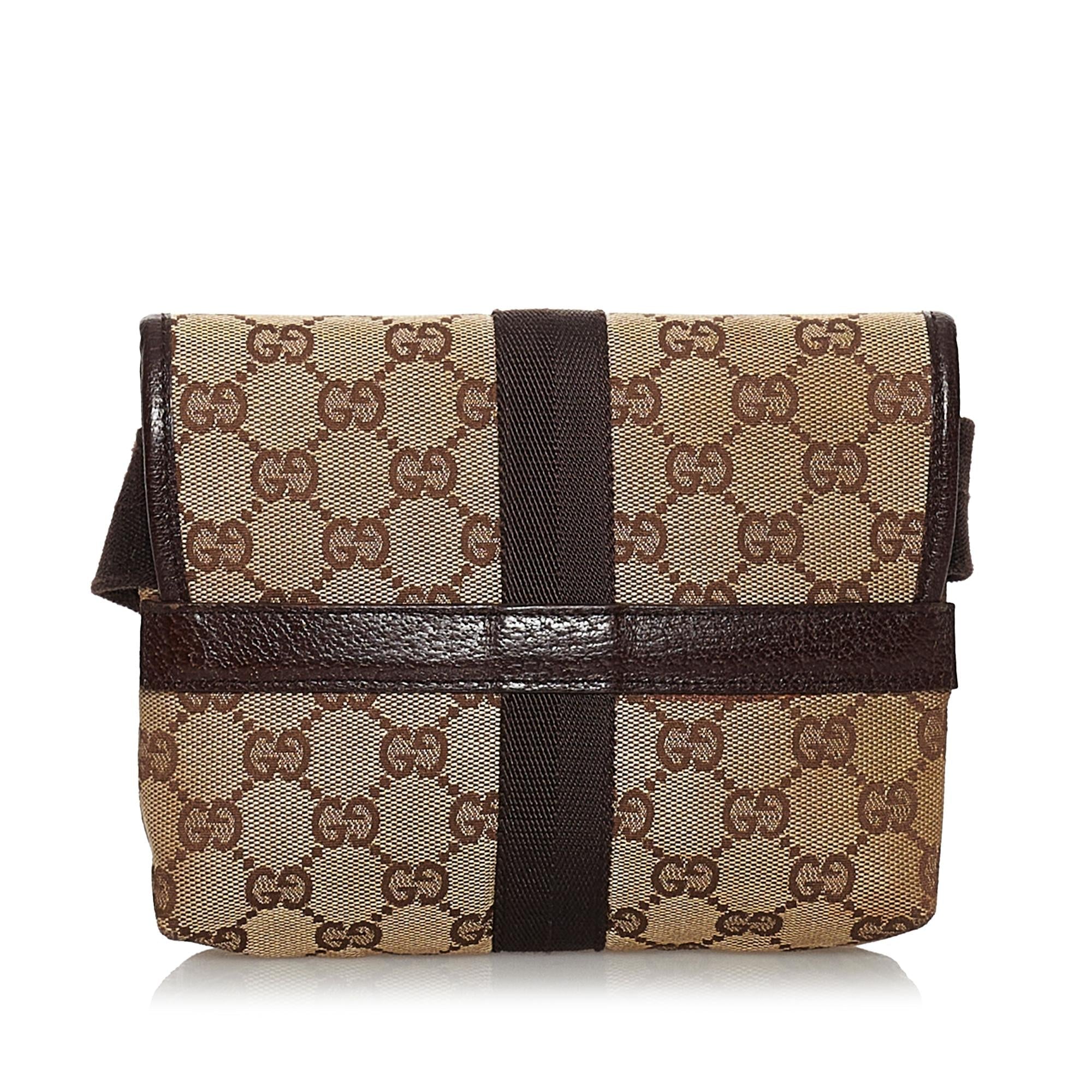 Gucci Gucci Canvas Belt Bag (SHG-29731)