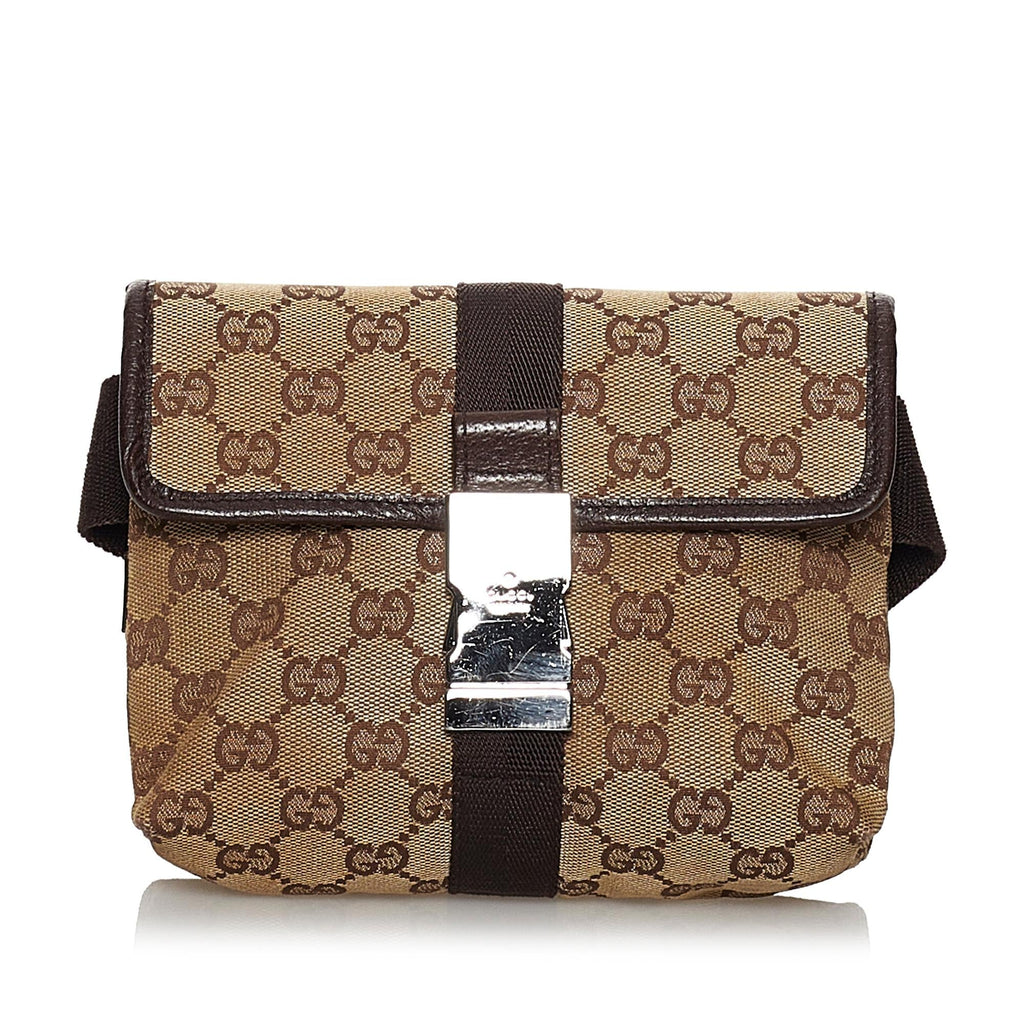 Gucci Gucci Canvas Belt Bag (SHG-29731)