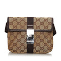 Gucci Gucci Canvas Belt Bag (SHG-29731)