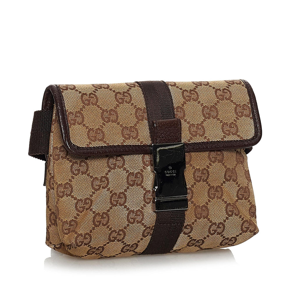 Gucci Gucci Canvas Belt Bag (SHG-29731)