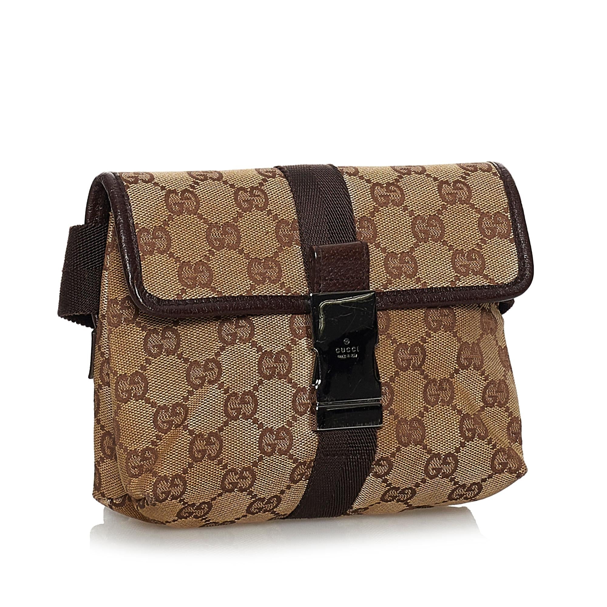 Gucci Gucci Canvas Belt Bag (SHG-29731)