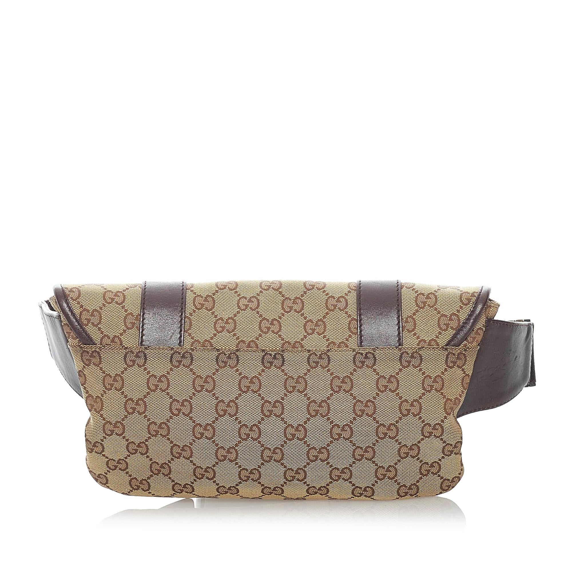 Gucci Gucci Canvas Belt Bag (SHG-30976)