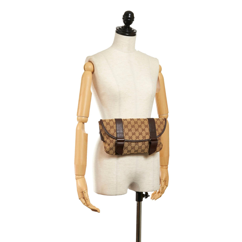 Gucci Gucci Canvas Belt Bag (SHG-30976)