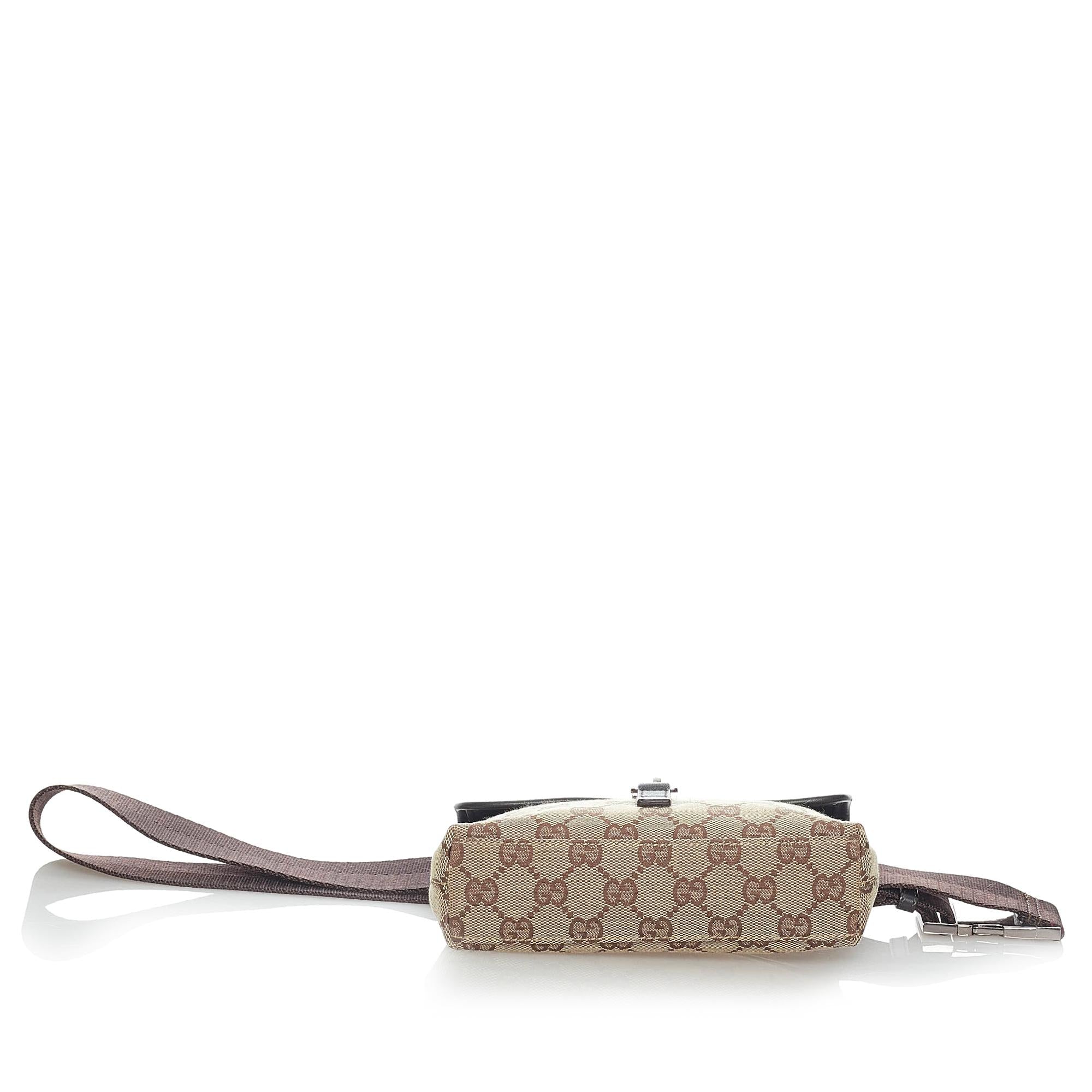 Gucci Gucci Canvas Belt Bag (SHG-33067)