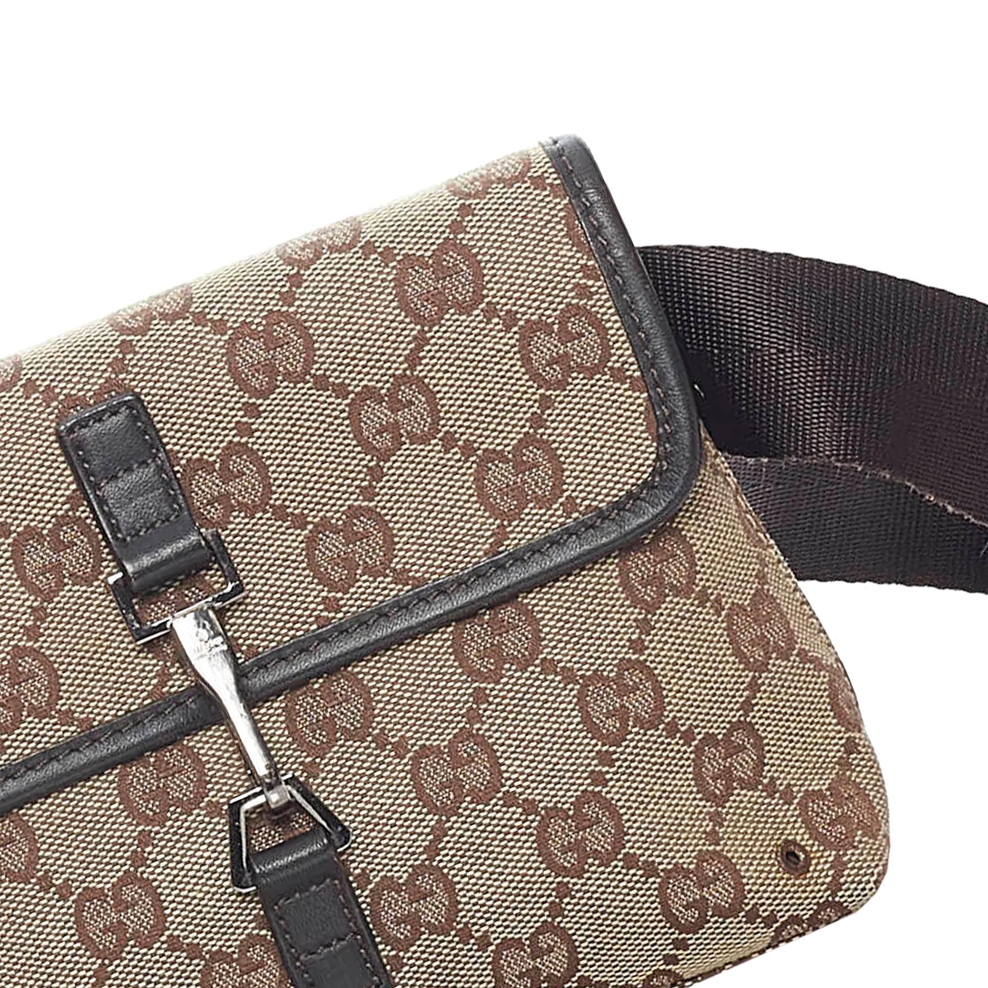 Gucci Gucci Canvas Belt Bag (SHG-33067)