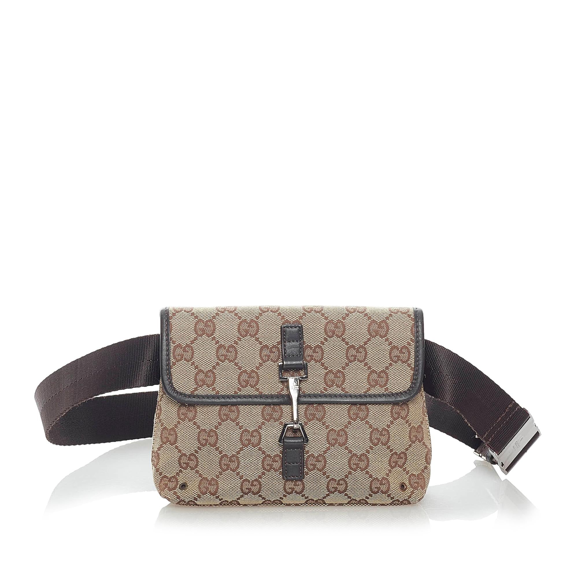 Gucci Gucci Canvas Belt Bag (SHG-33067)