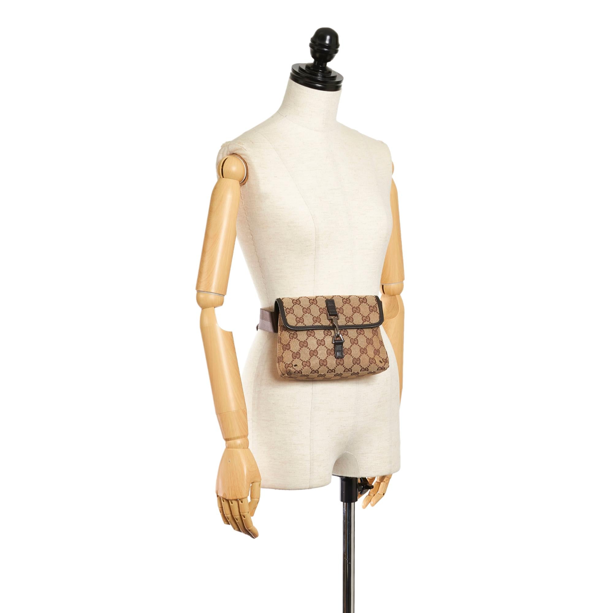 Gucci Gucci Canvas Belt Bag (SHG-33067)
