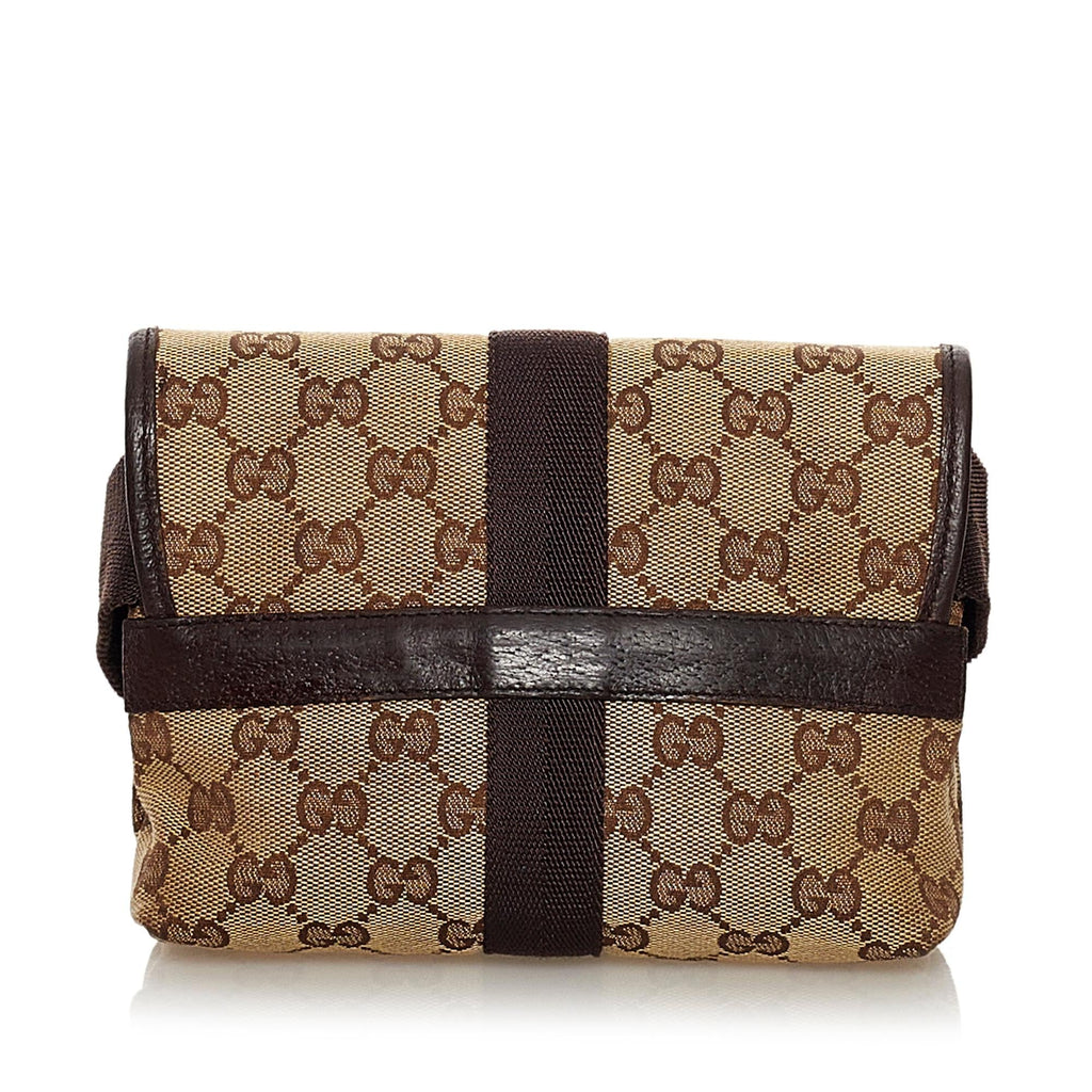 Gucci Gucci Canvas Belt Bag (SHG-33561)