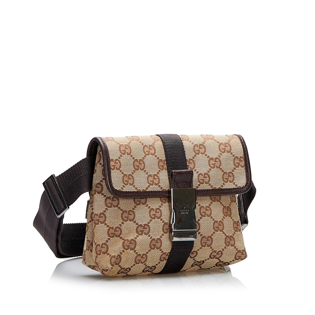 Gucci GG Canvas Belt Bag (SHG-PCSuFp)