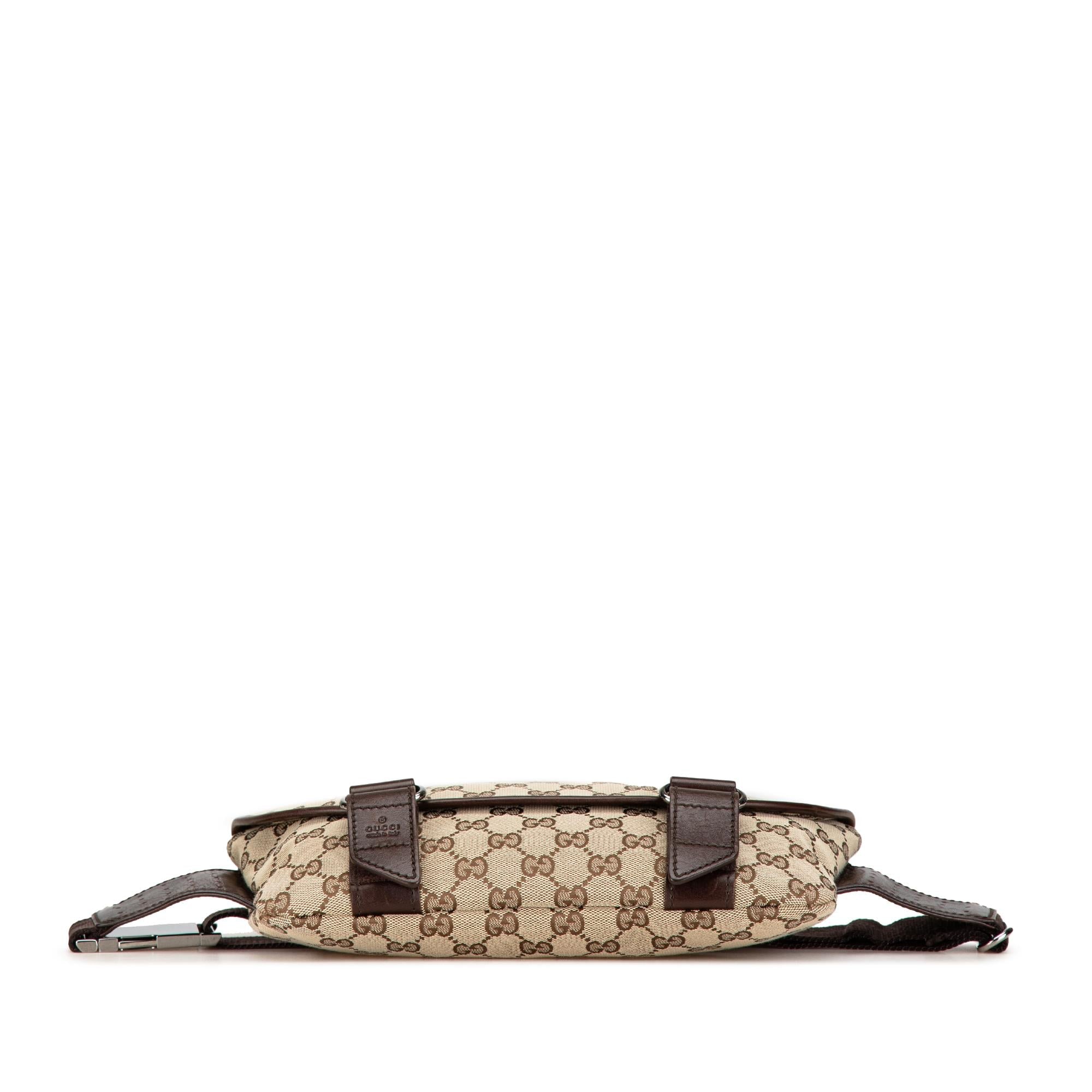 Gucci GG Canvas Belt Bag (SHG-11BTpY)