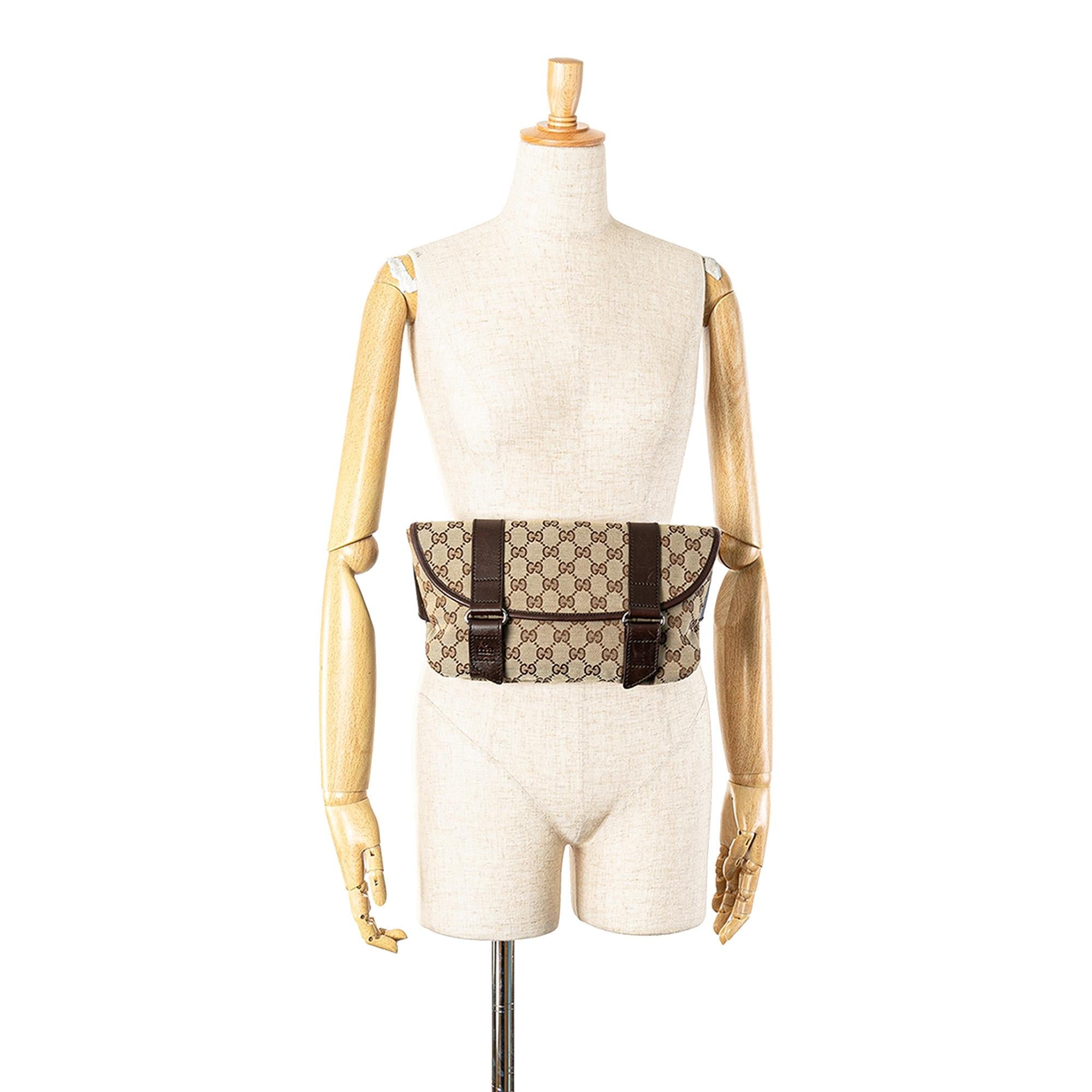 Gucci GG Canvas Belt Bag (SHG-11BTpY)