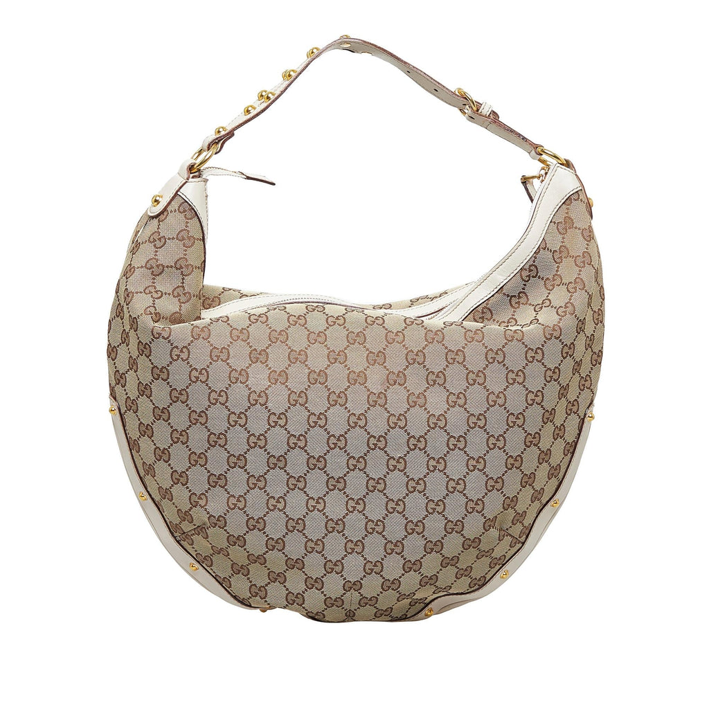 Gucci GG Canvas Biba Hobo (SHG-AM21A8)