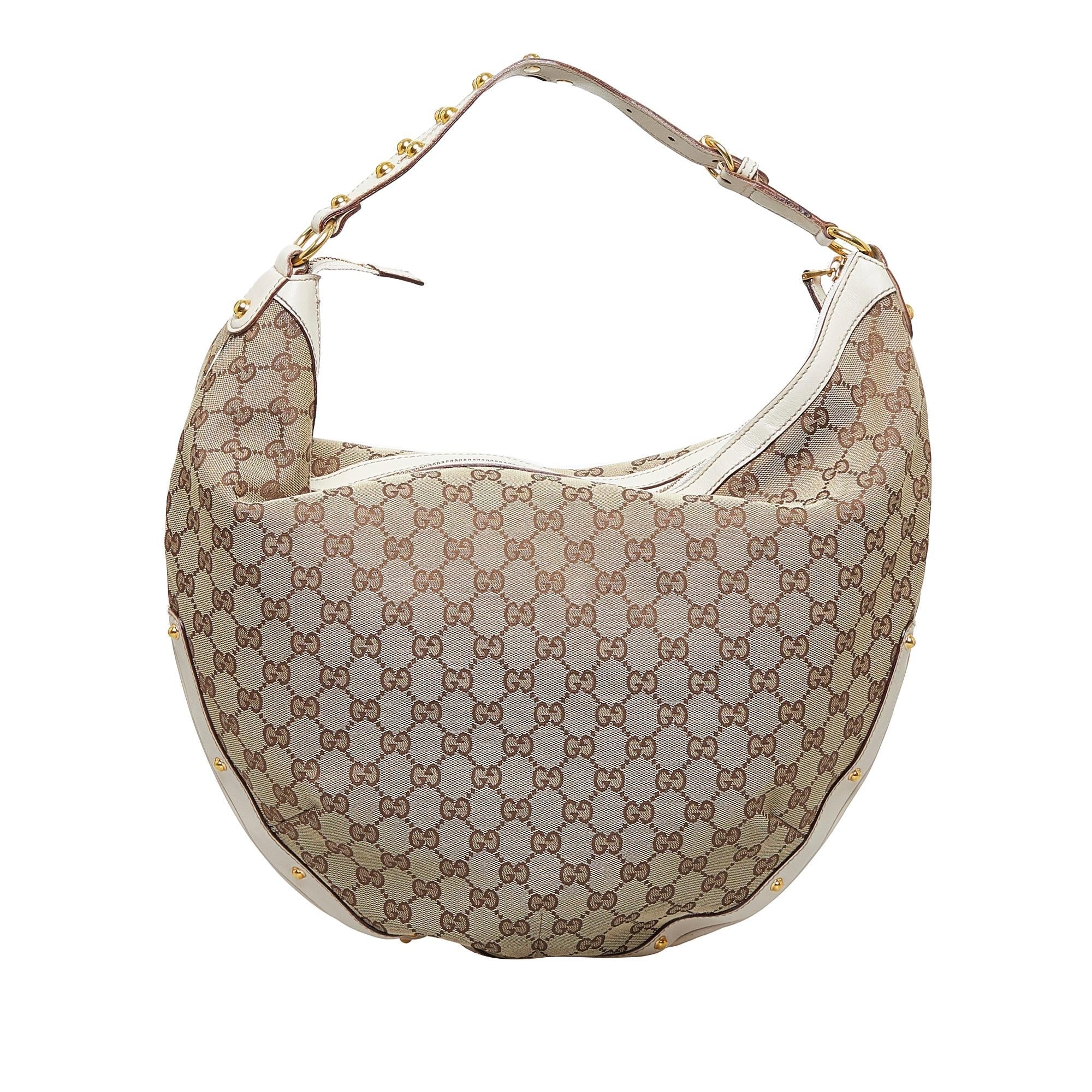 Gucci GG Canvas Biba Hobo (SHG-AM21A8)