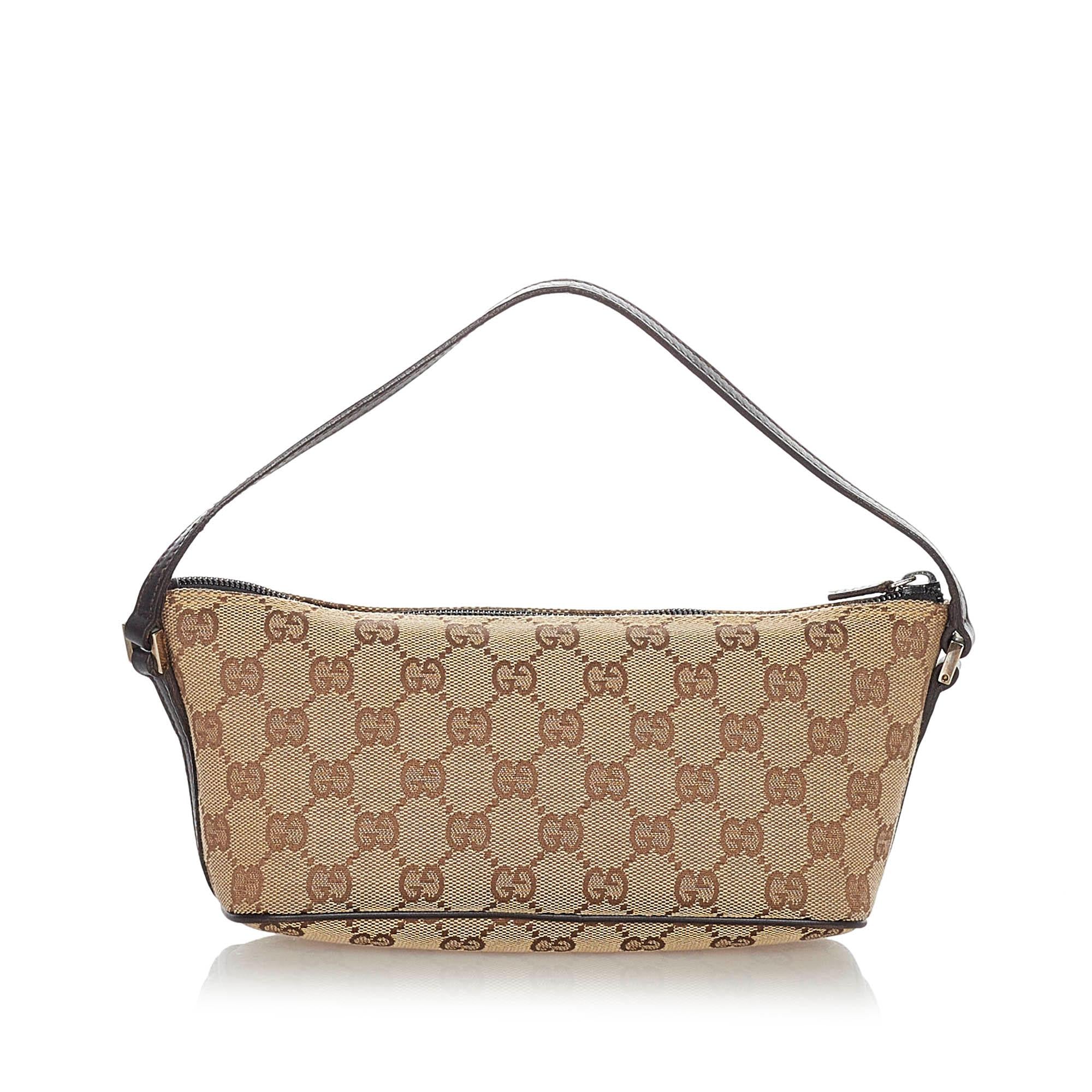 Gucci Gucci Canvas Boat Baguette (SHG-22815)