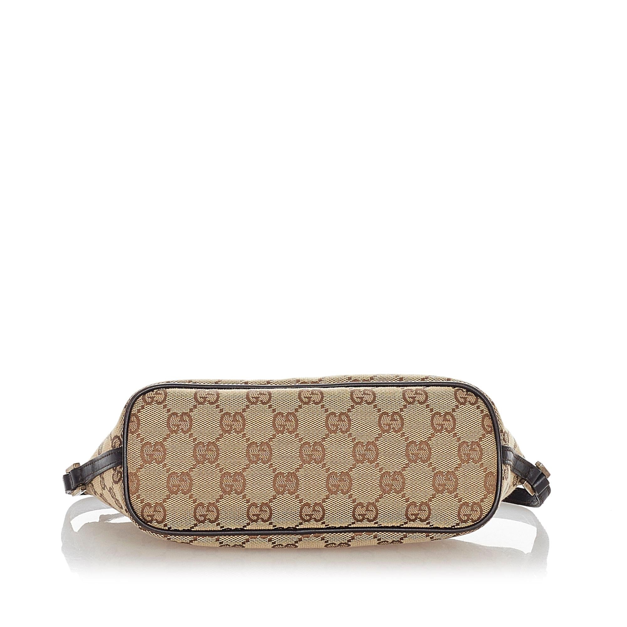Gucci Gucci Canvas Boat Baguette (SHG-22815)