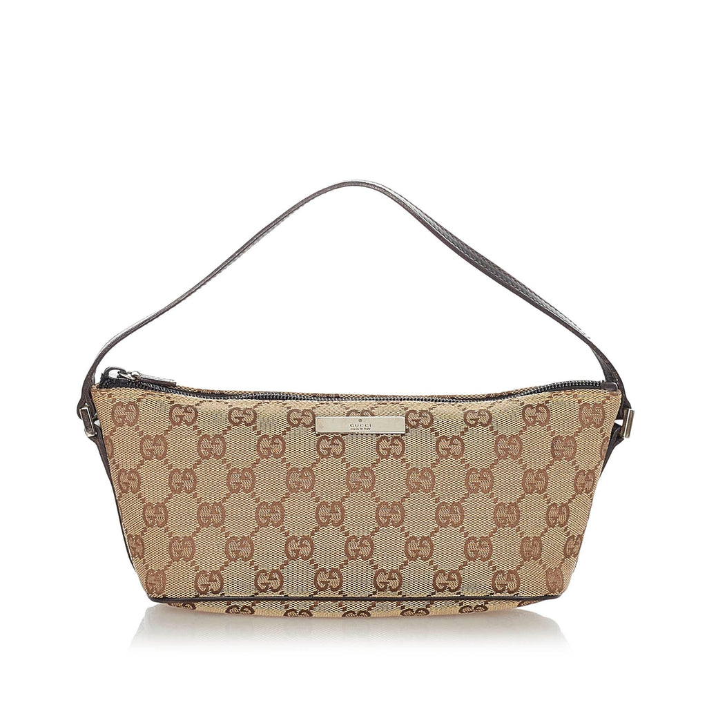 Gucci Gucci Canvas Boat Baguette (SHG-22815)