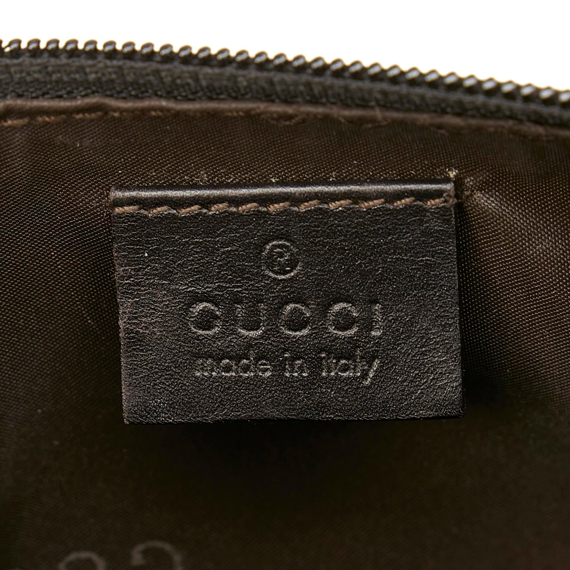 Gucci Gucci Canvas Boat Baguette (SHG-22815)