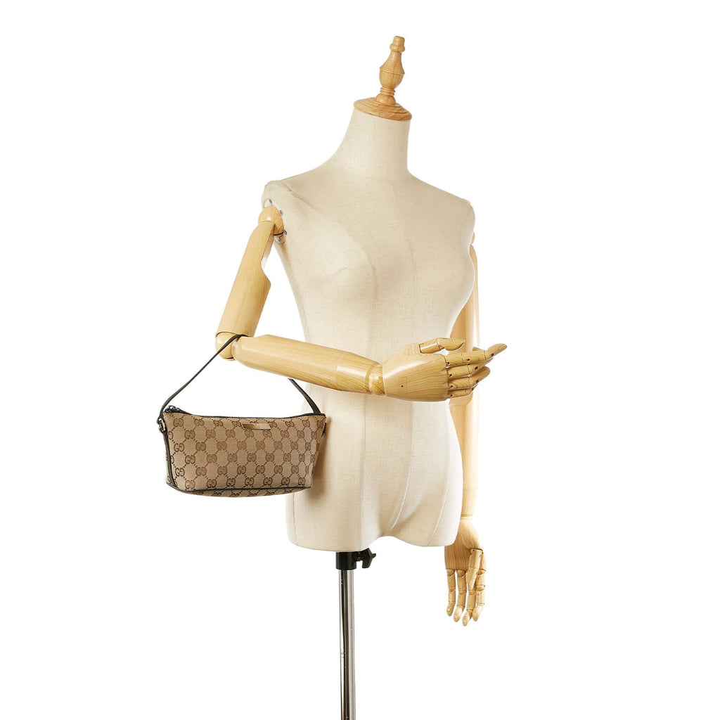 Gucci Gucci Canvas Boat Baguette (SHG-22815)