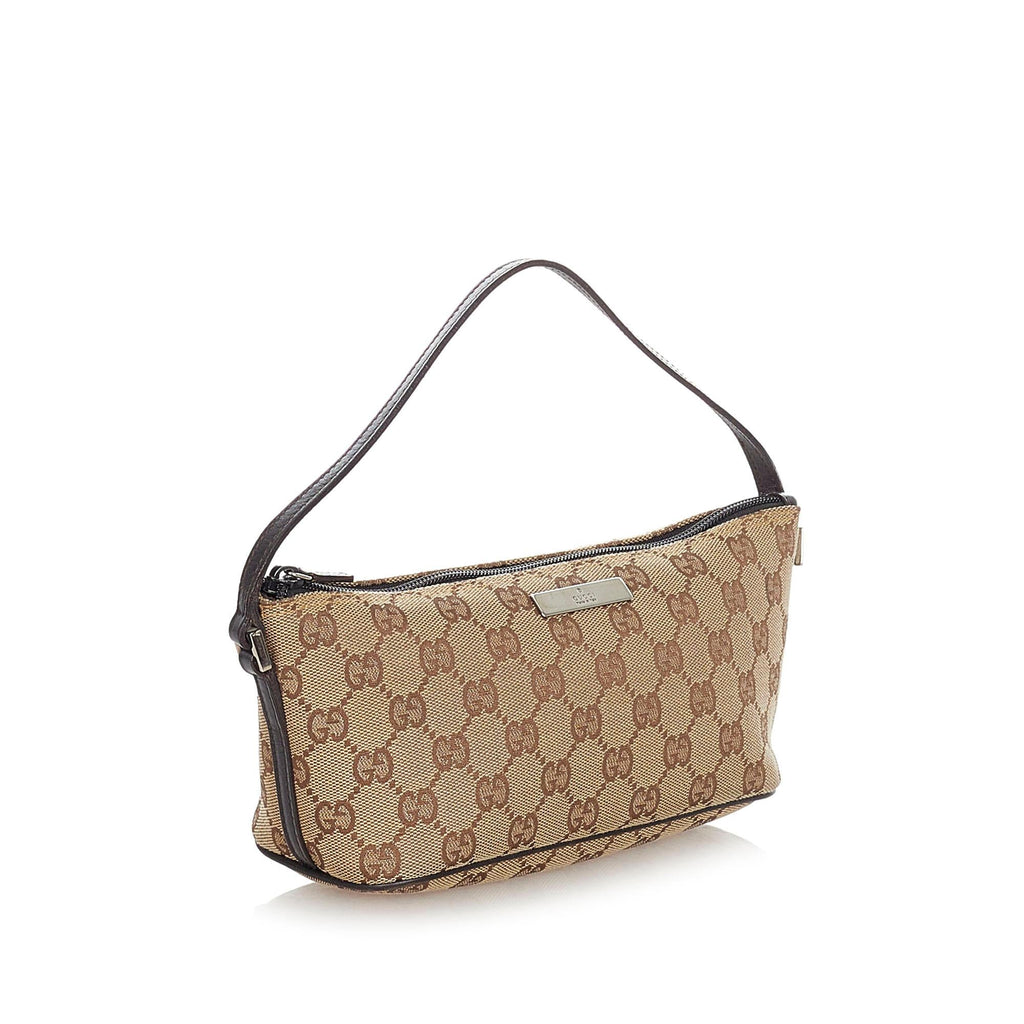 Gucci Gucci Canvas Boat Baguette (SHG-22815)