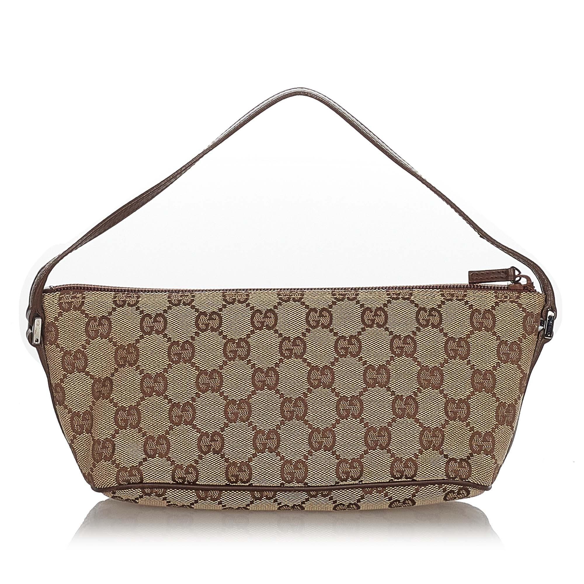 Gucci Gucci Canvas Boat Baguette (SHG-23221)
