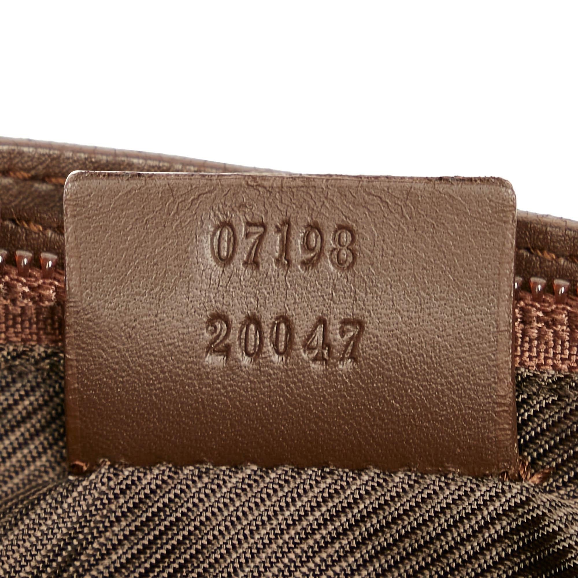 Gucci Gucci Canvas Boat Baguette (SHG-23221)
