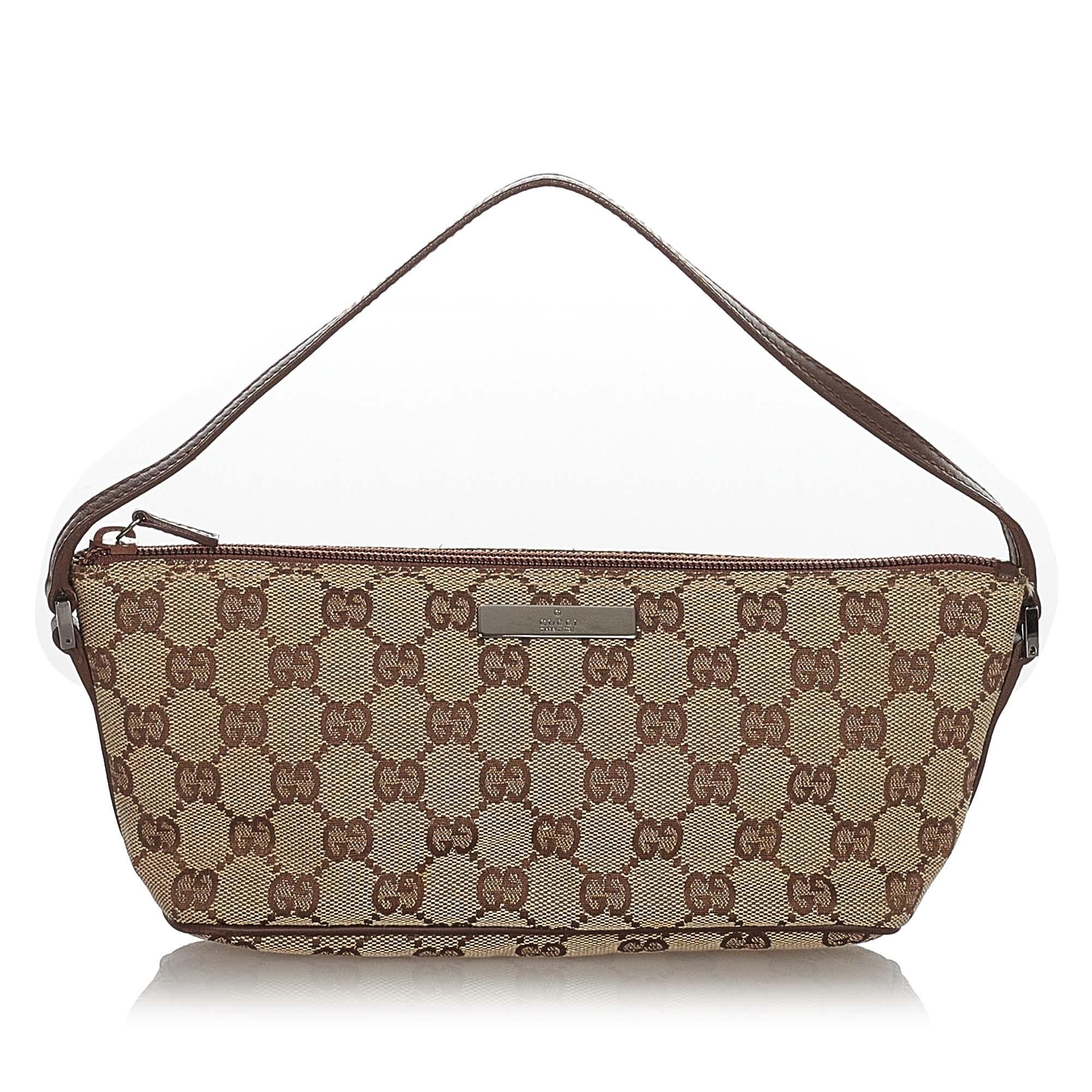 Gucci Gucci Canvas Boat Baguette (SHG-23221)