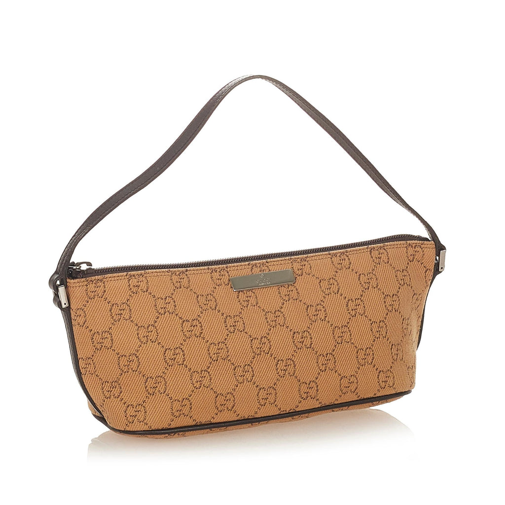 Gucci Gucci Canvas Boat Baguette (SHG-24580)