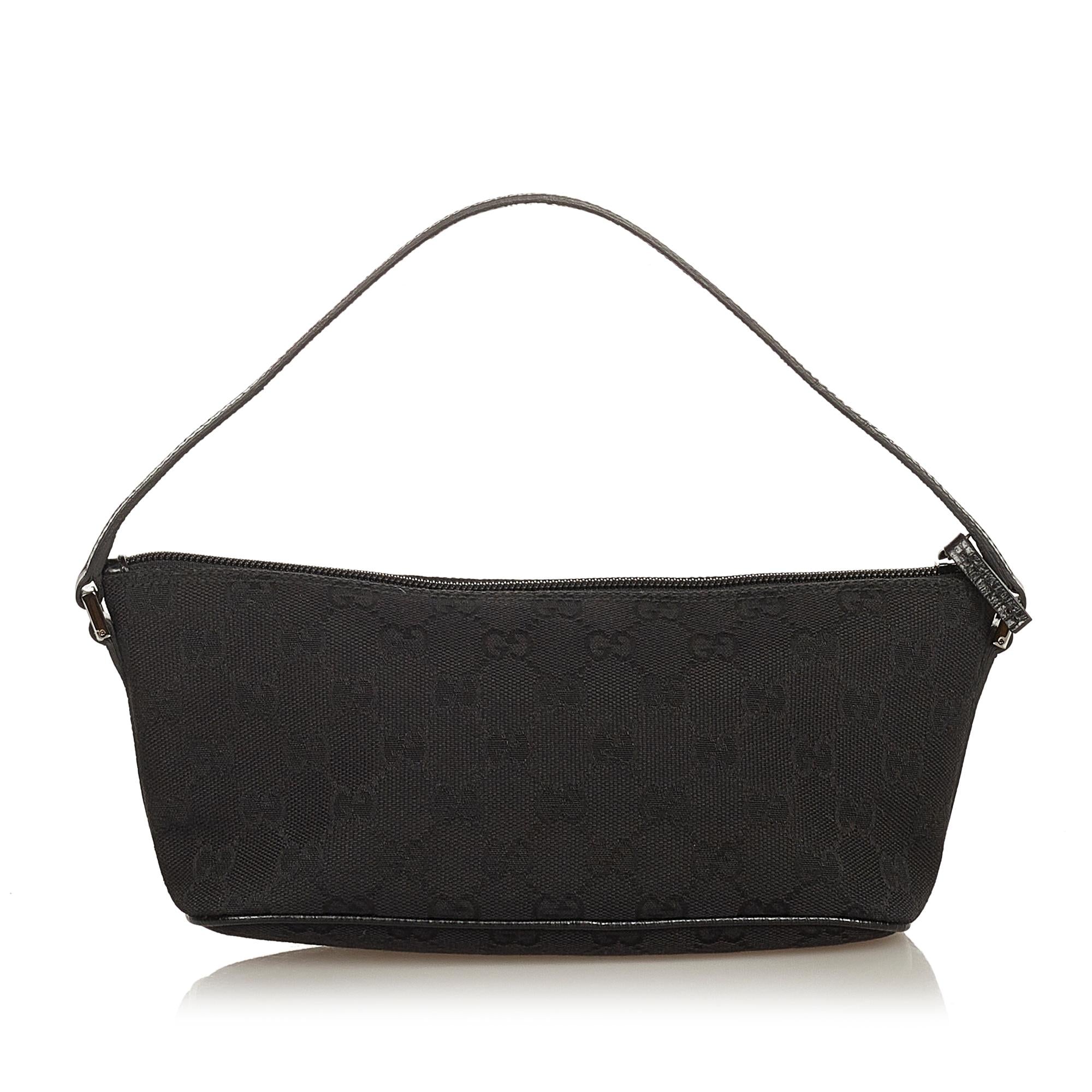Gucci Gucci Canvas Boat Baguette (SHG-25156)