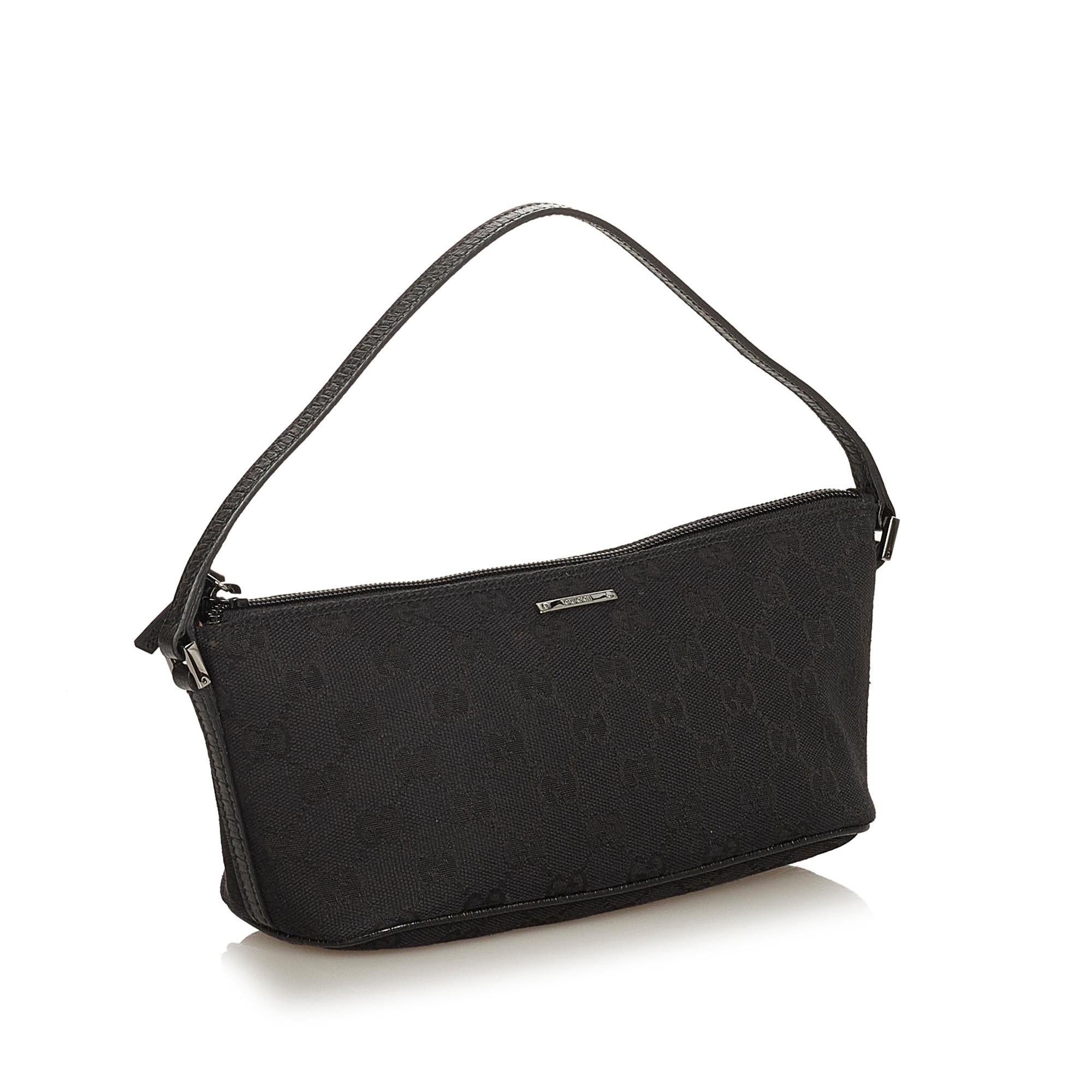 Gucci Gucci Canvas Boat Baguette (SHG-25156)