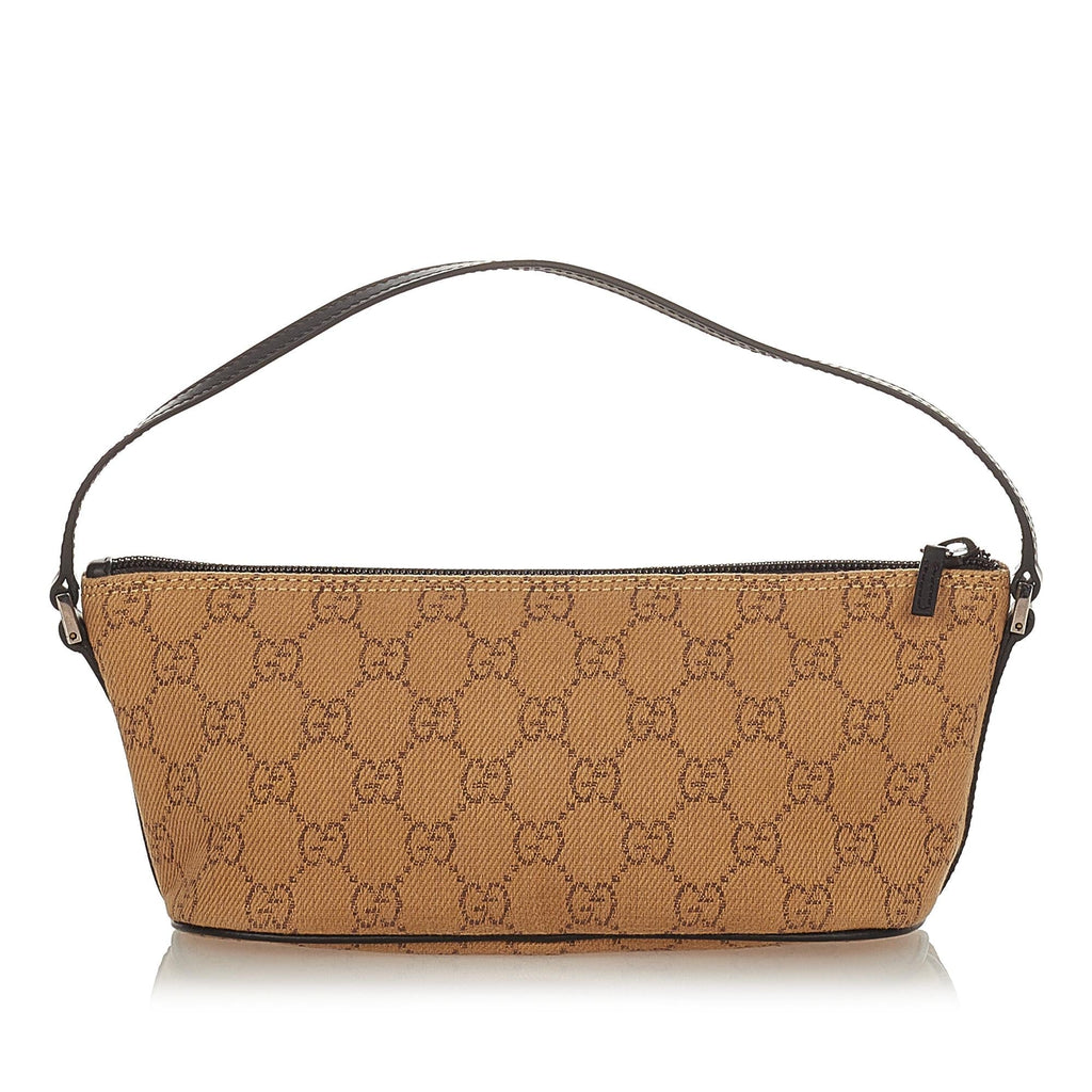 Gucci Gucci Canvas Boat Baguette (SHG-25344)