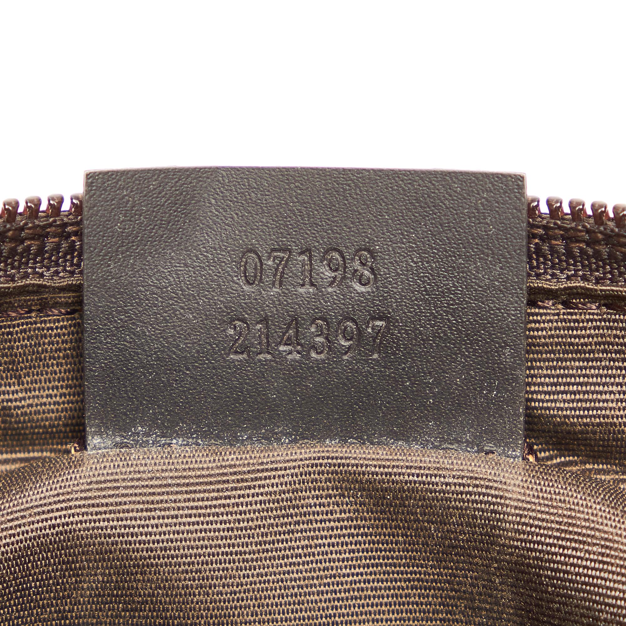 Gucci Gucci Canvas Boat Baguette (SHG-25344)