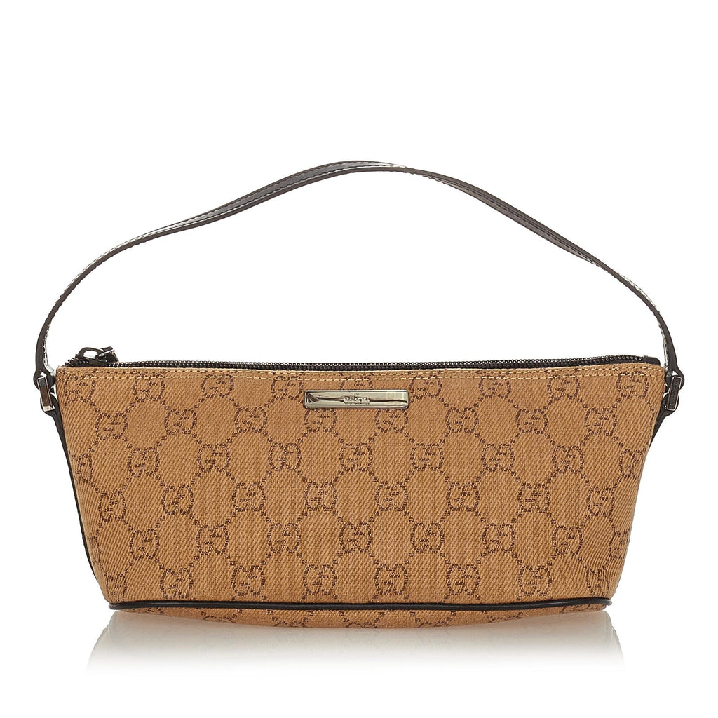 Gucci Gucci Canvas Boat Baguette (SHG-25344)