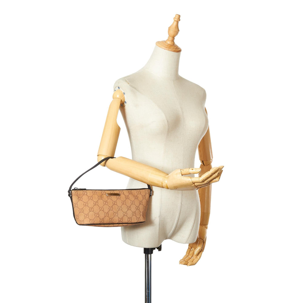 Gucci Gucci Canvas Boat Baguette (SHG-25344)