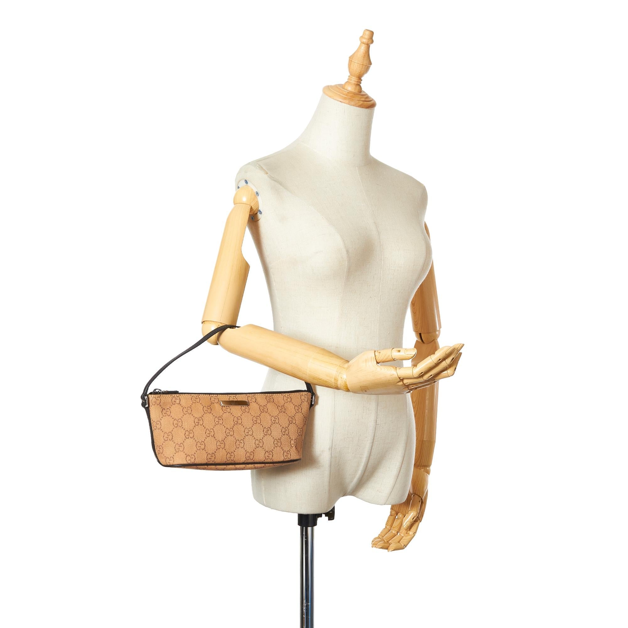 Gucci Gucci Canvas Boat Baguette (SHG-25344)