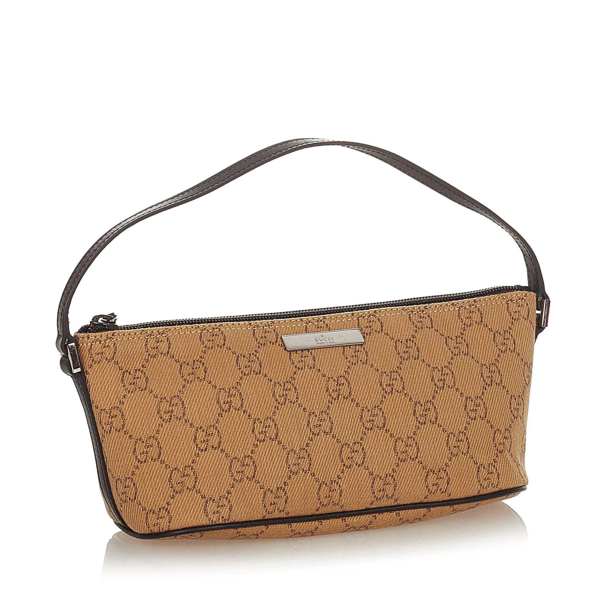Gucci Gucci Canvas Boat Baguette (SHG-25344)