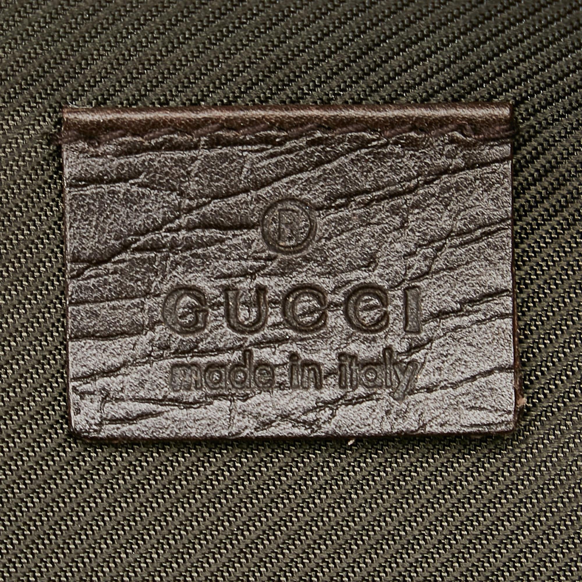 Gucci Gucci Canvas Boat Baguette (SHG-26182)