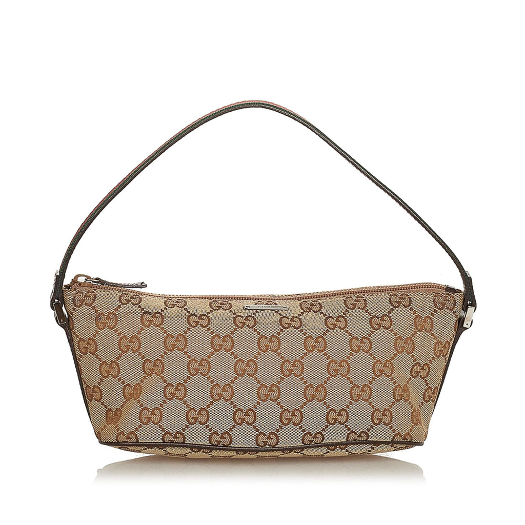 Gucci Gucci Canvas Boat Baguette (SHG-26182)