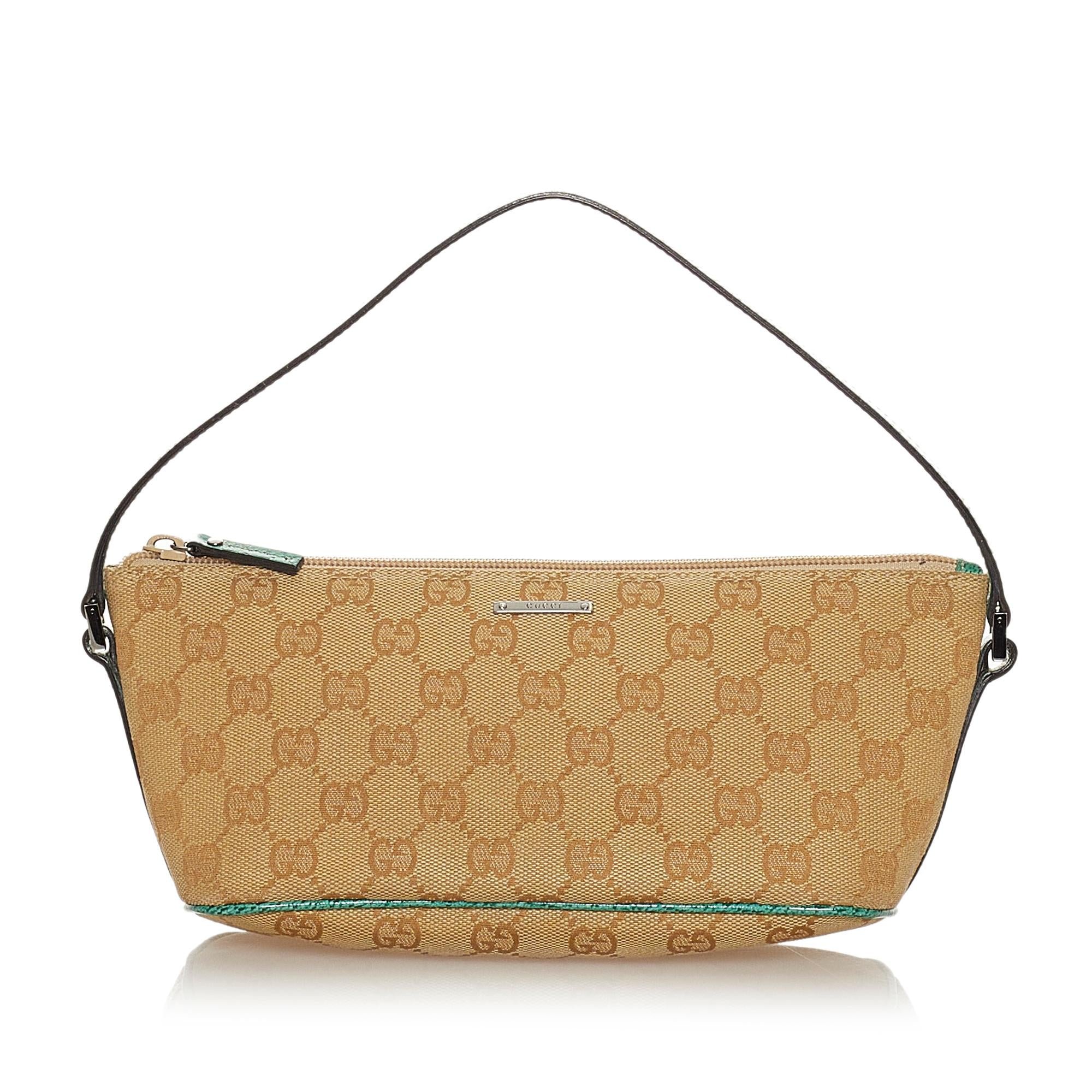 Gucci Gucci Canvas Boat Baguette (SHG-27207)