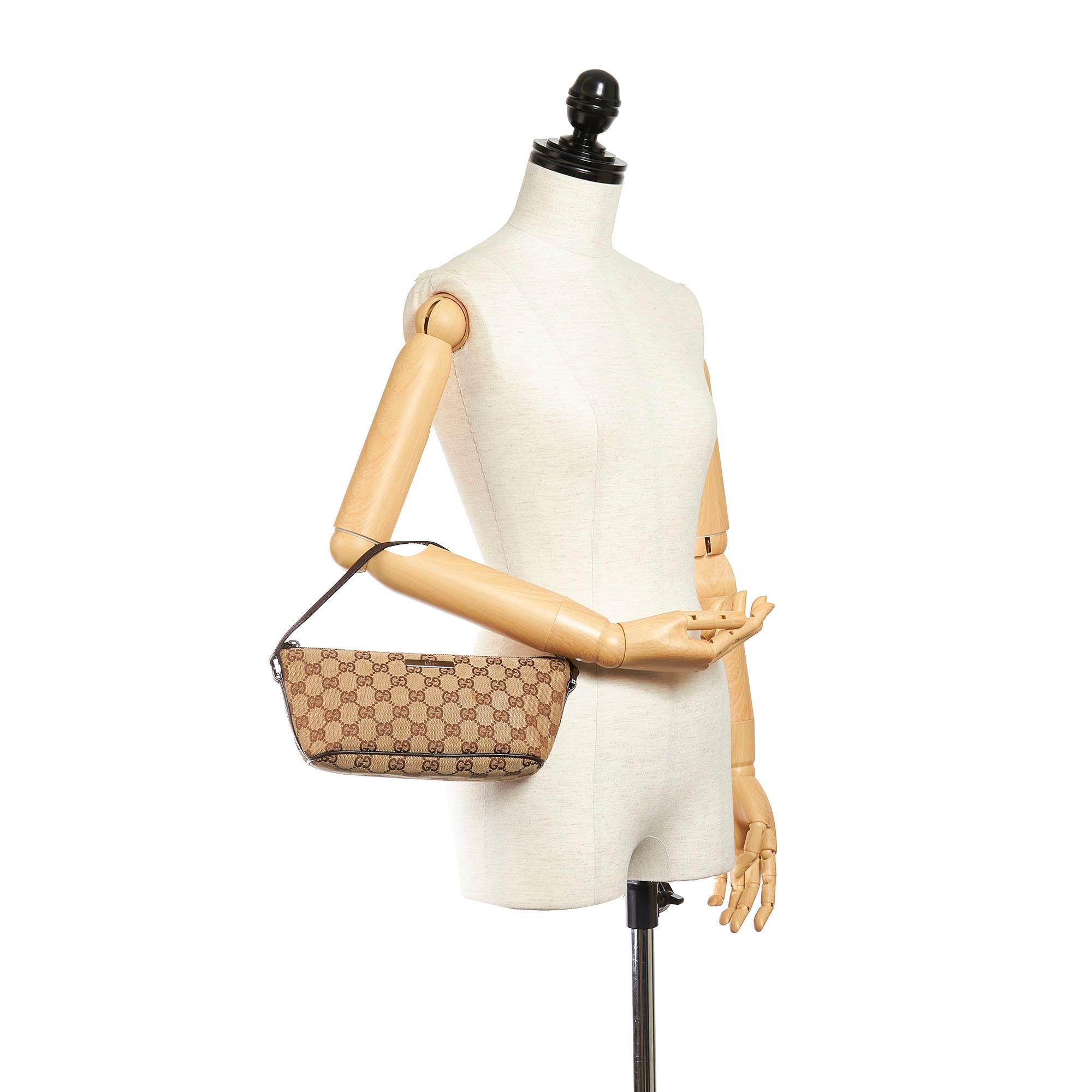 Gucci Gucci Canvas Boat Baguette (SHG-27260)