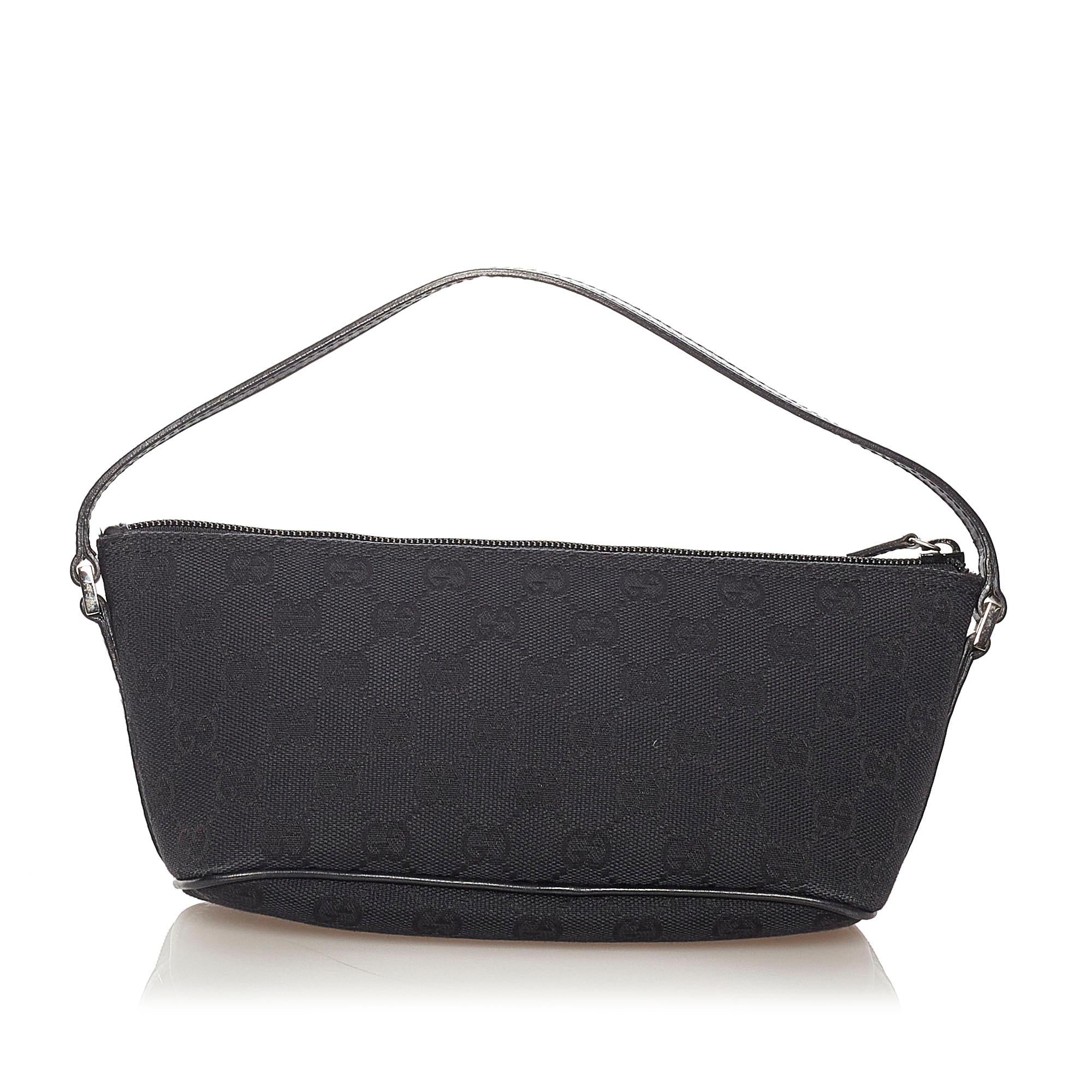 Gucci Gucci Canvas Boat Baguette (SHG-28064)