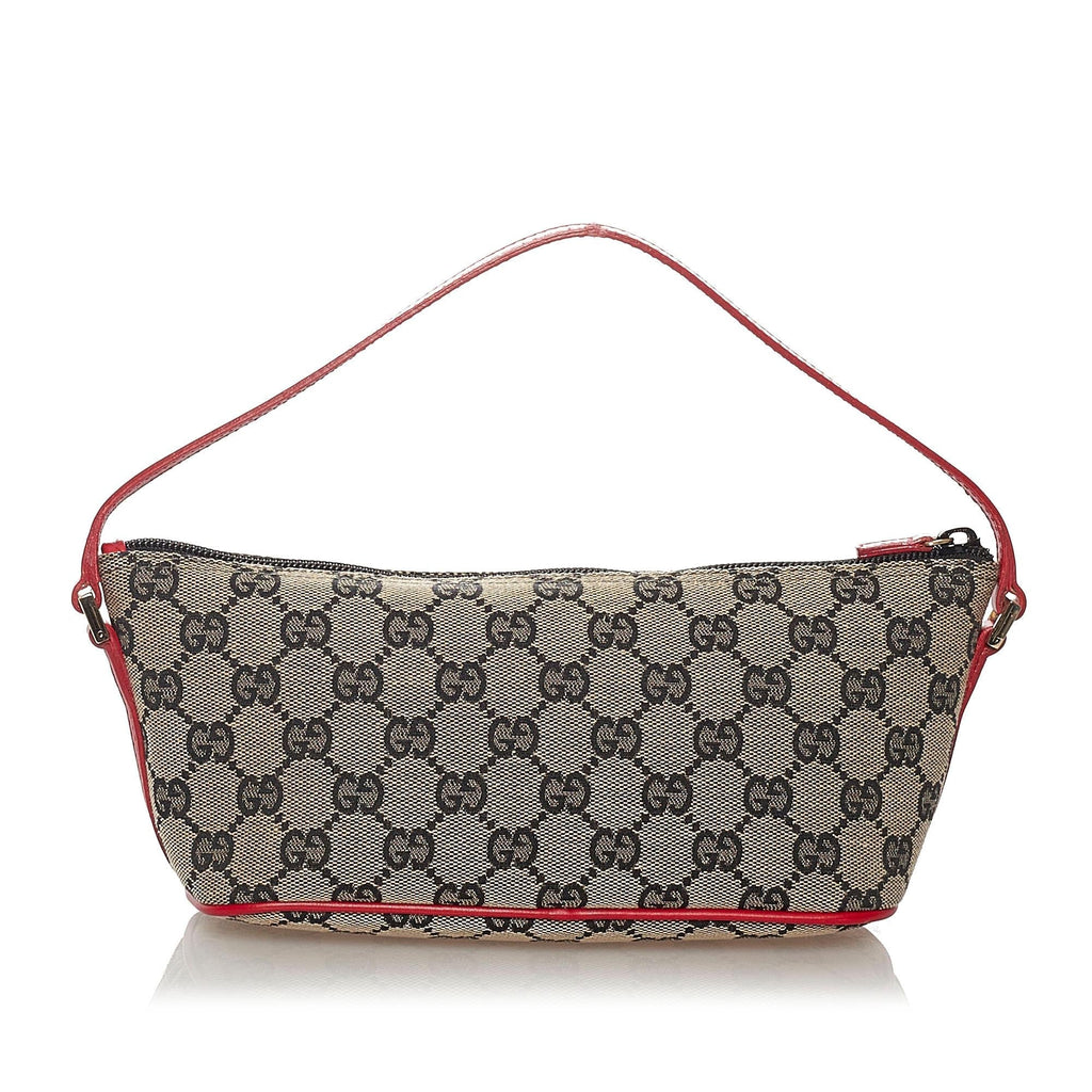 Gucci Gucci Canvas Boat Baguette (SHG-27261)