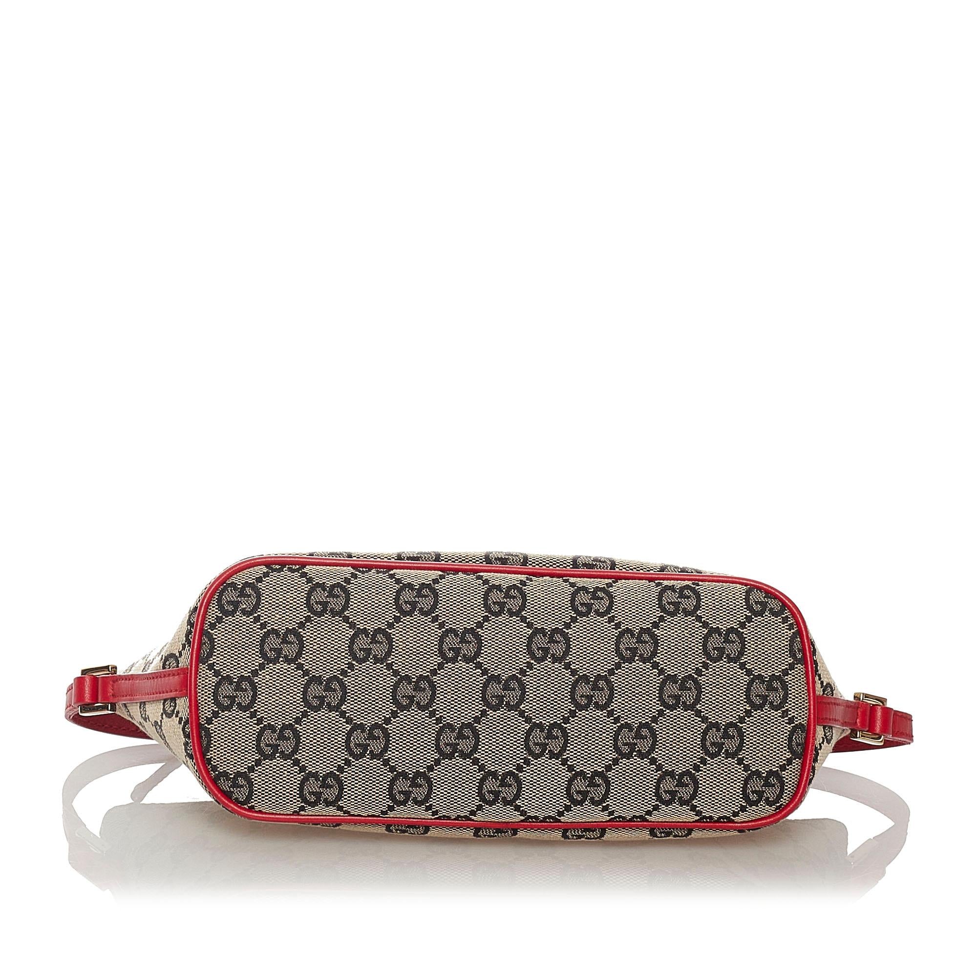 Gucci Gucci Canvas Boat Baguette (SHG-27261)