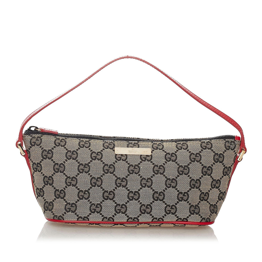 Gucci Gucci Canvas Boat Baguette (SHG-27261)