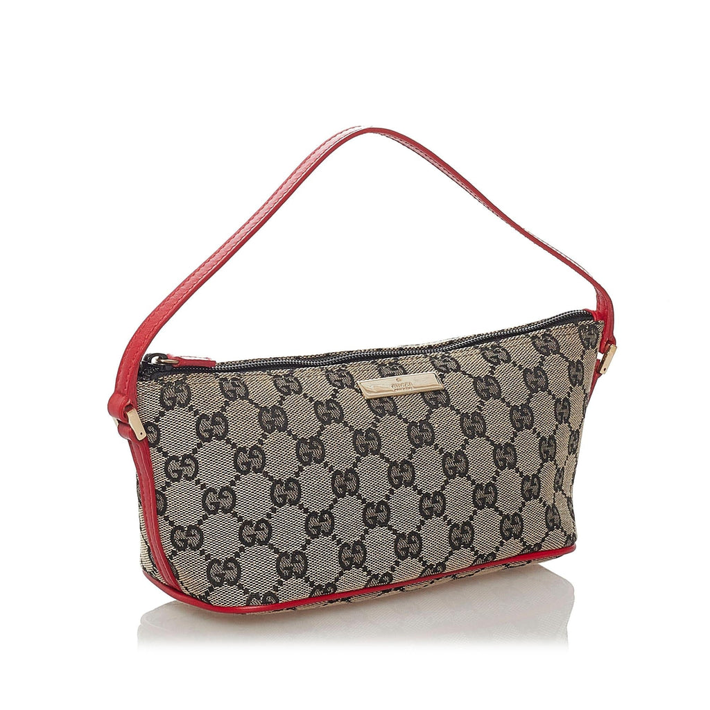 Gucci Gucci Canvas Boat Baguette (SHG-27261)