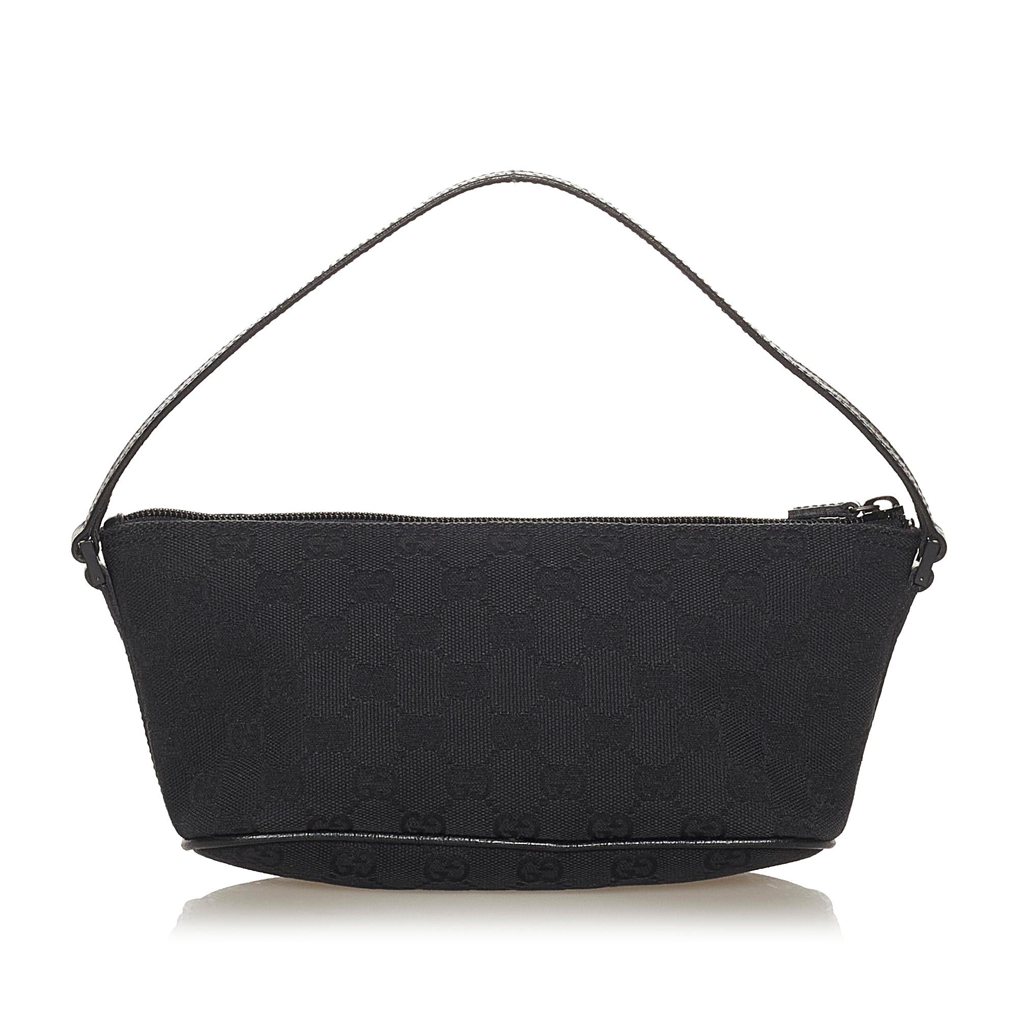 Gucci Gucci Canvas Boat Baguette (SHG-27262)