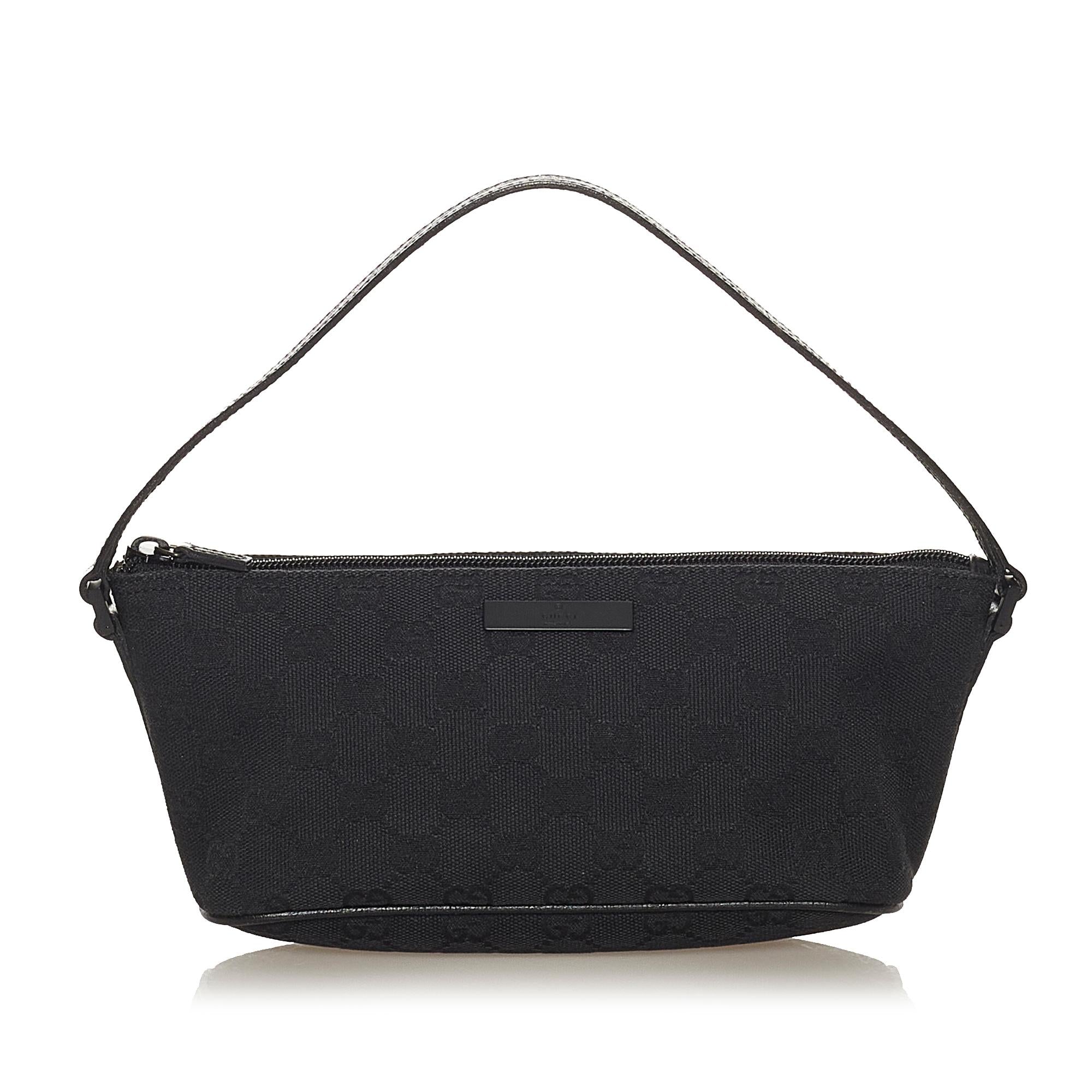 Gucci Gucci Canvas Boat Baguette (SHG-27262)