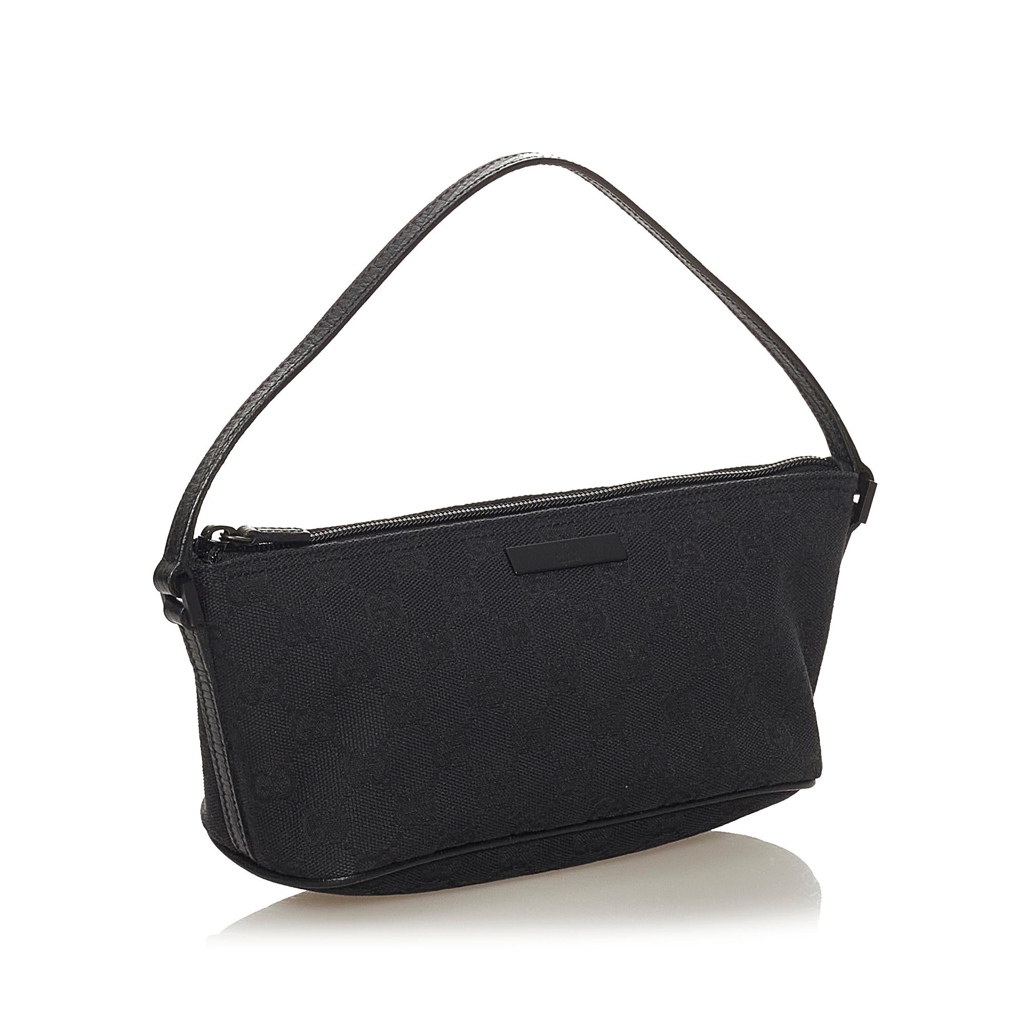 Gucci Gucci Canvas Boat Baguette (SHG-27262)